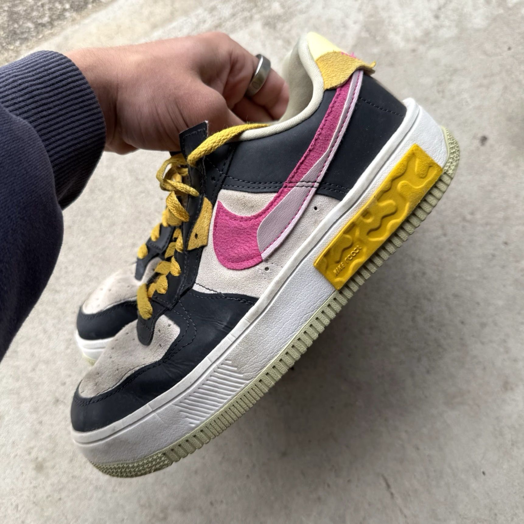 Nike VINTAGE Nike Air Force 1 Fontanka Pink Prime Women’s Size 8 Sneaker Size US 8 / IT 38 - 6 Thumbnail
