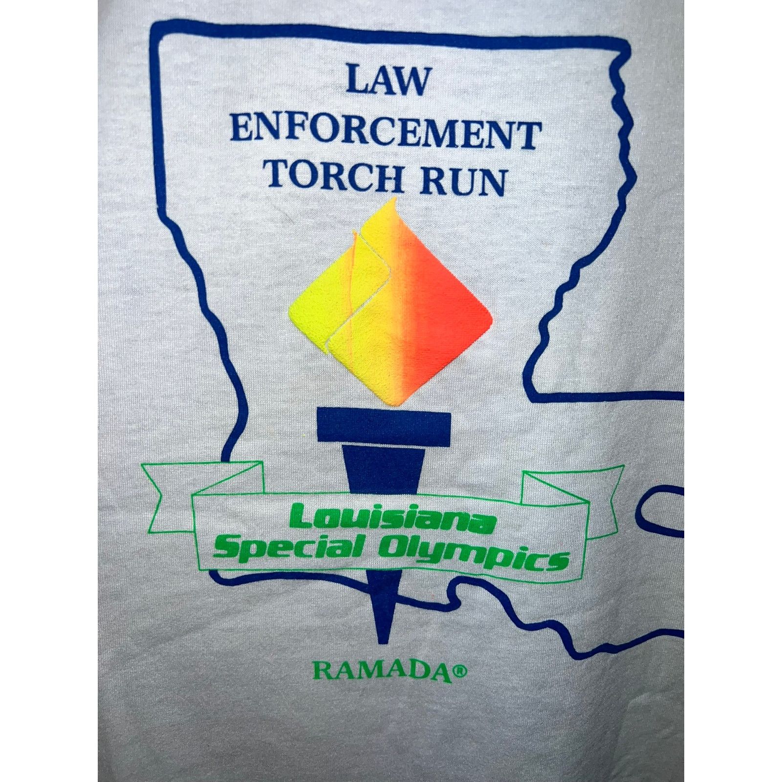Vintage Vintage Special Olympics Shirt Law Enforcement Tee X-Large Size US XL / EU 56 / 4 - 3 Thumbnail