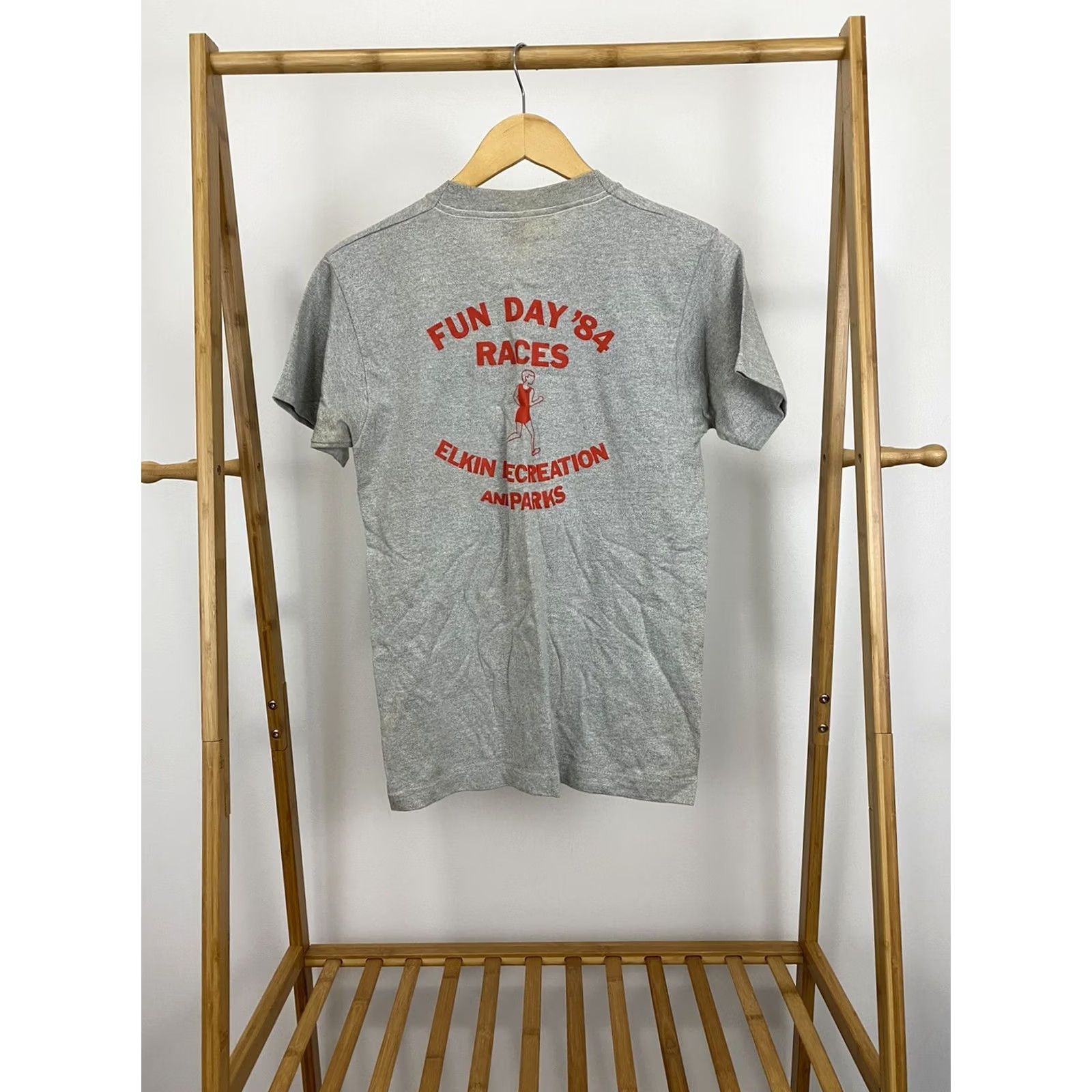 Vintage VTG 80s Barq's Root Beer Fun Day Races Thin Single Stitch T-Shirt Size M Screen Stars USA Gray Short Sleeve Mens Shirts" Size US M / EU 48-50 / 2 - 2 Thumbnail