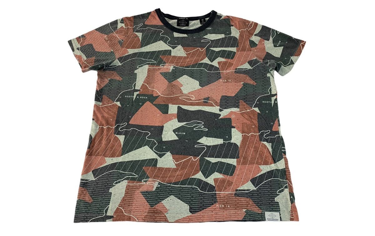 Scotch & Soda Number 16 Scotch & Soda Amsterdam Blauw Crewneck Over Tee Size US XL / EU 56 / 4 - 1 Thumbnail