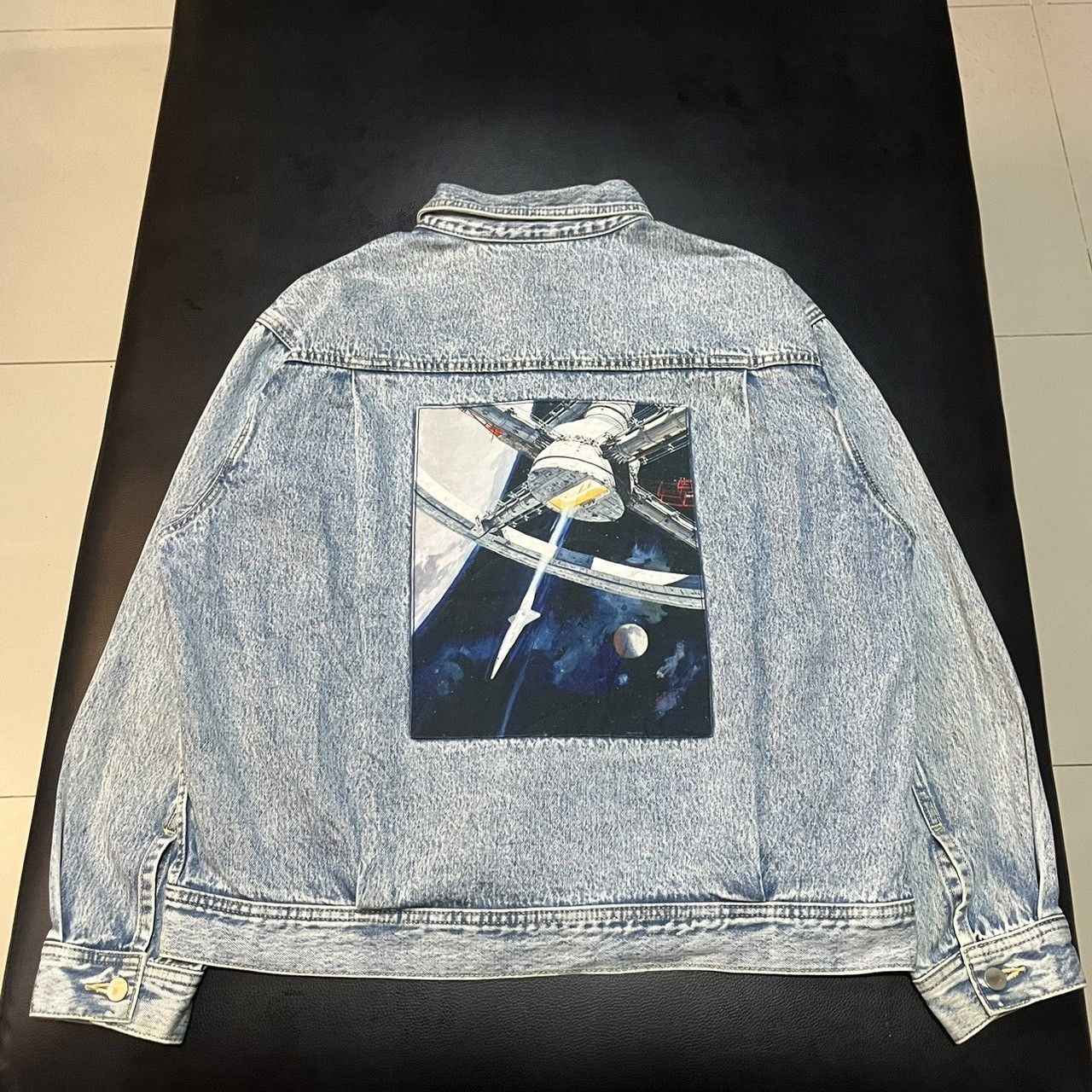 Japanese Brand 2001: a Space odyssey Denim Jacket Size US L / EU 52-54 / 3 - 1 Thumbnail
