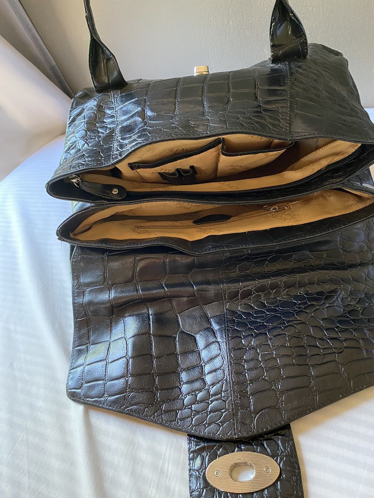 Designer × Vintage The monte Black handbag Size ONE SIZE - 23 Thumbnail