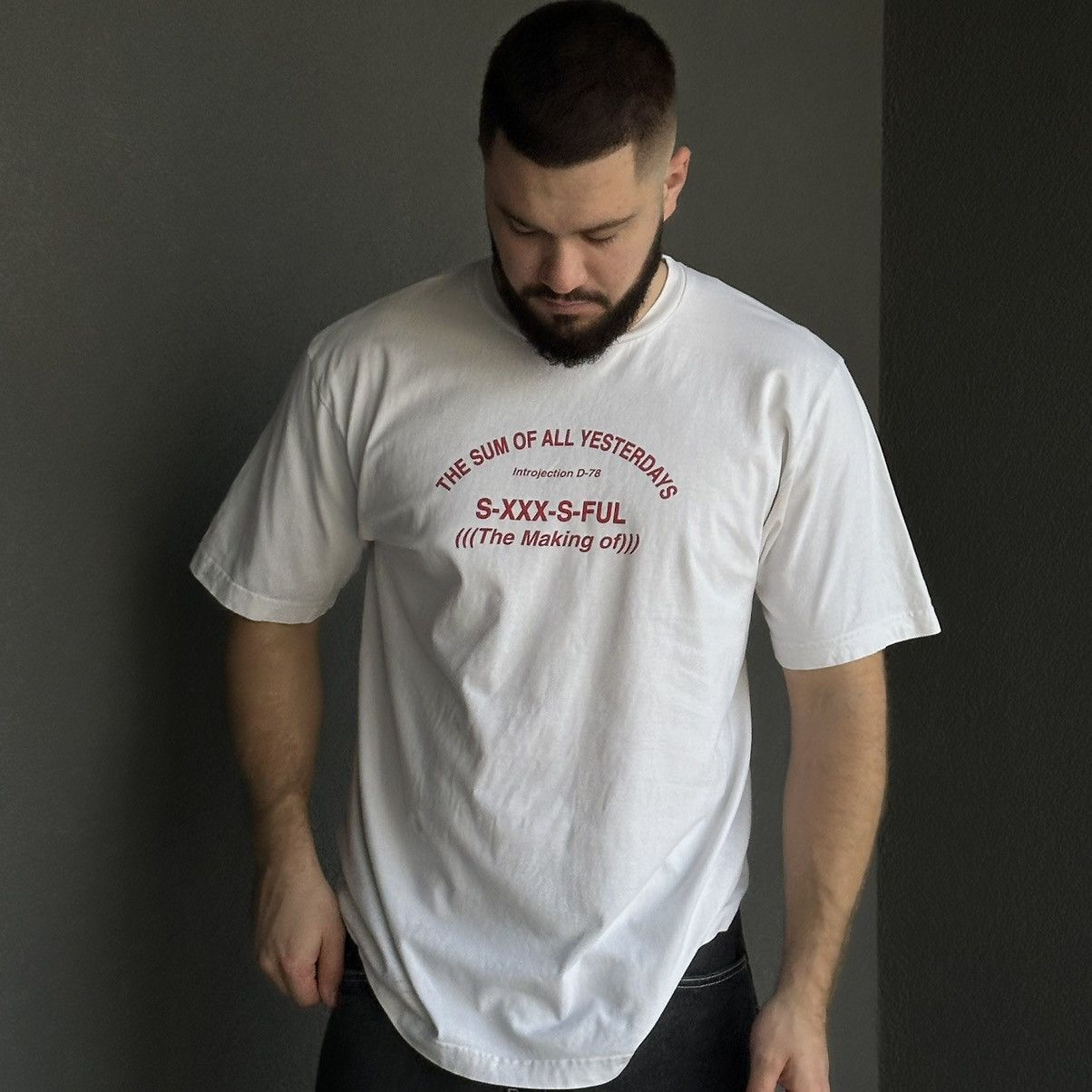 Diesel × Vintage Vintage Diesel T-shirts The Sum Off All Yesterday Y2K 00s Size US L / EU 52-54 / 3 - 1 Thumbnail