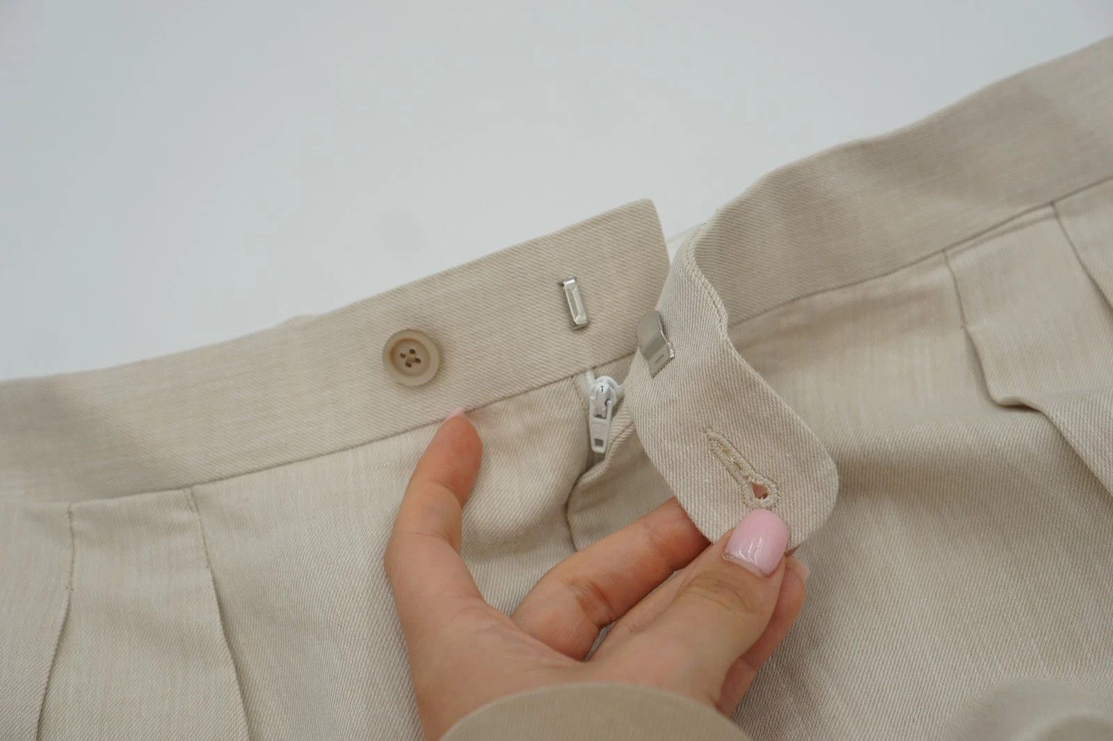 Suitsupply Men Suitsupply Pants Beige Linen & Cotton Brescia UK/US50 Size 50R - 3 Thumbnail