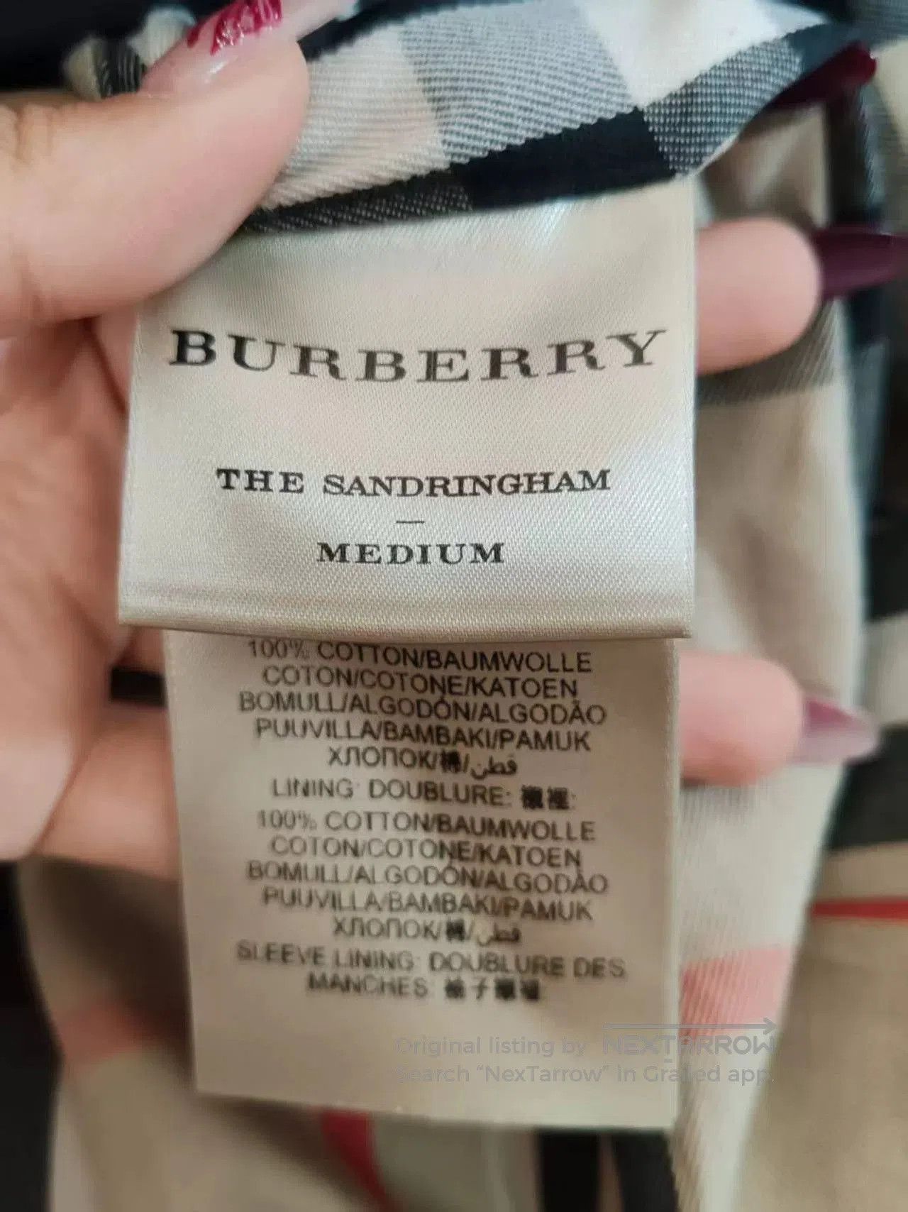 Burberry Burberry Coat with Check Lining. Size US M / EU 48-50 / 2 - 4 Thumbnail