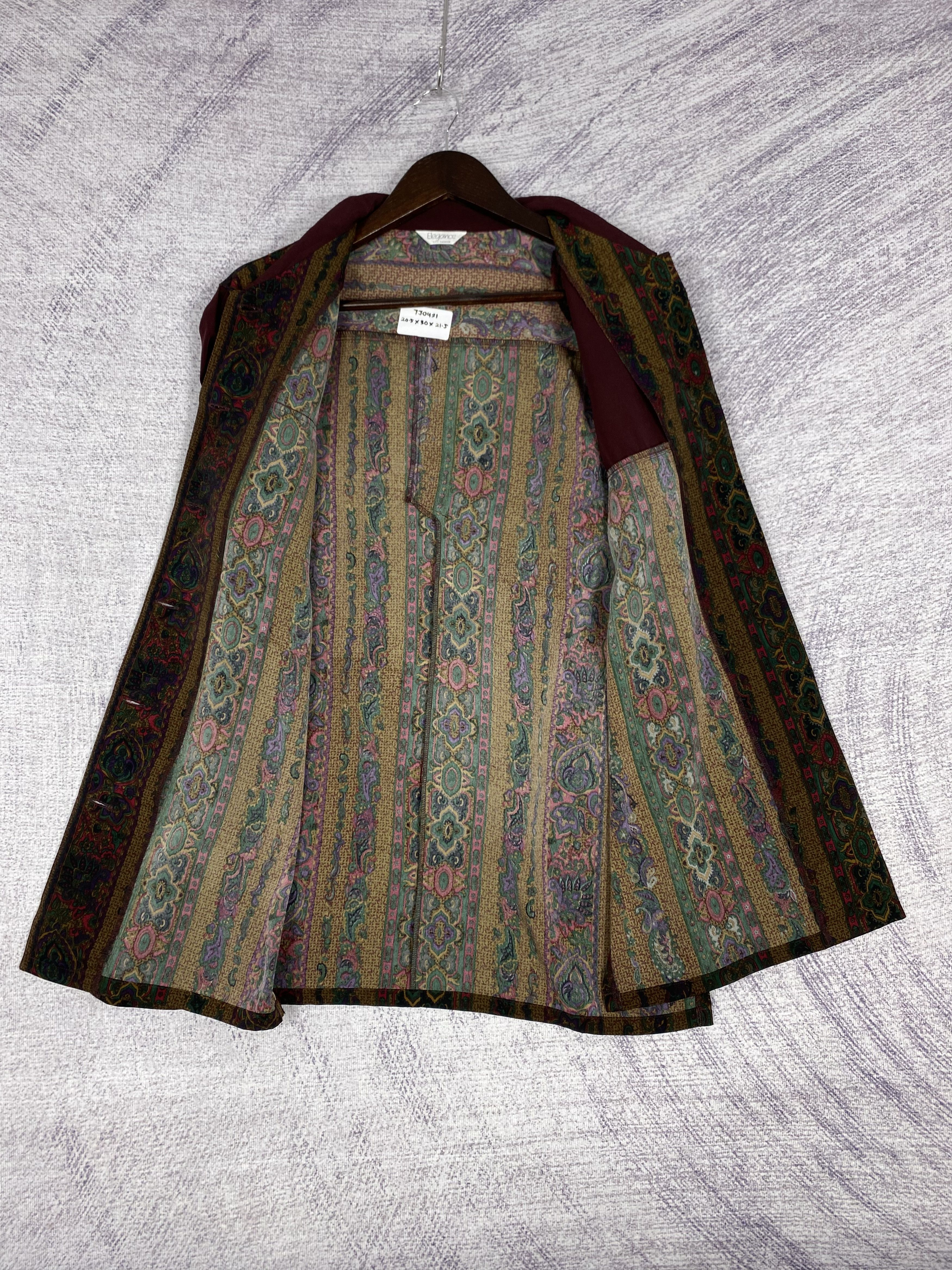 Japanese Brand Vintage Elegance Batik Pattern Long Sleeve Shirts Size US M / EU 48-50 / 2 - 6 Thumbnail