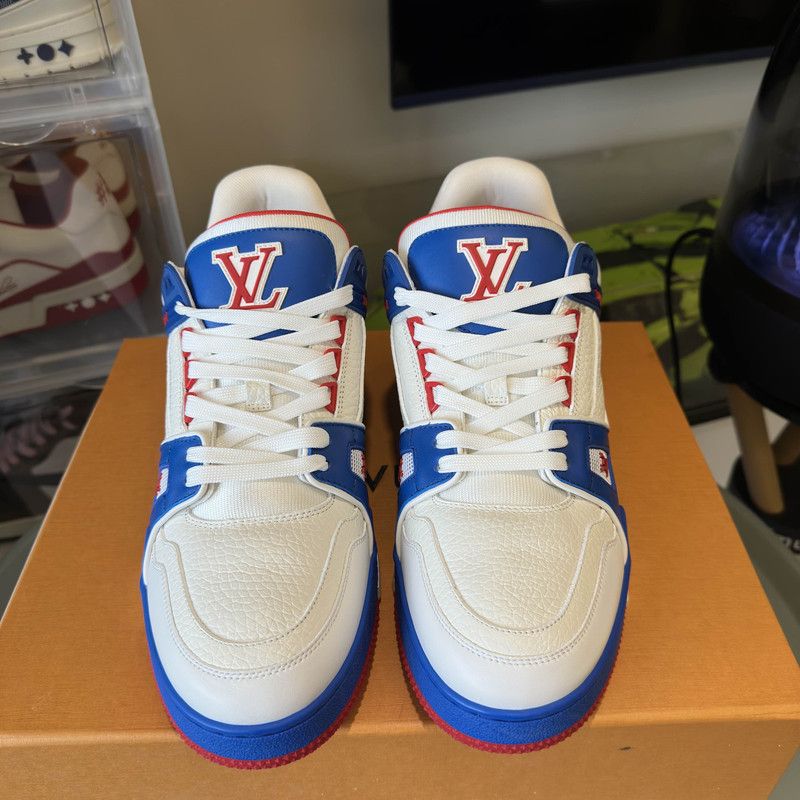 Louis Vuitton Louis Vuitton Color Block Trainer Sneakers 0079 Size US 9.5 / EU 42-43 - 1 Thumbnail