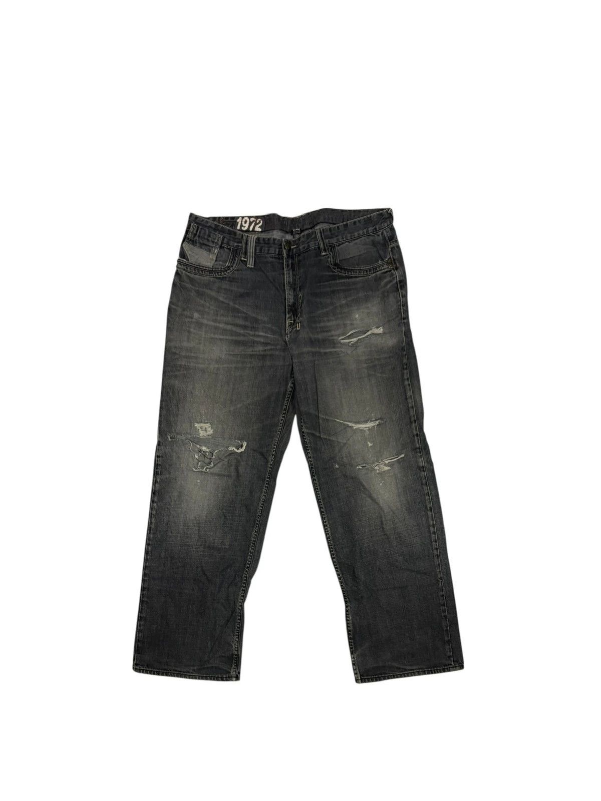 Ecko Unltd. Ecko Ultd Old season wide leg skate grey jeans Size US 40 / EU 56 - 2 Thumbnail