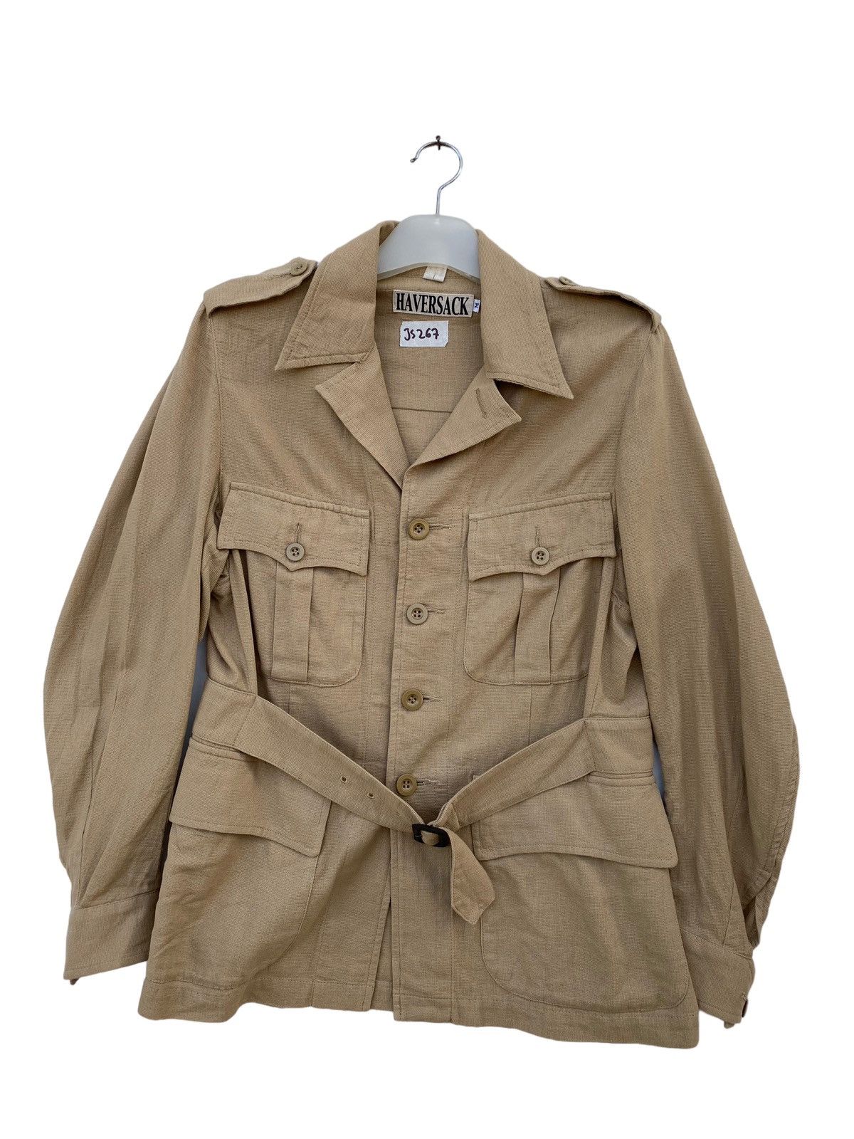 image of Avant Garde x Haversack Safari Jacket in Brown, Women's (Size Medium)