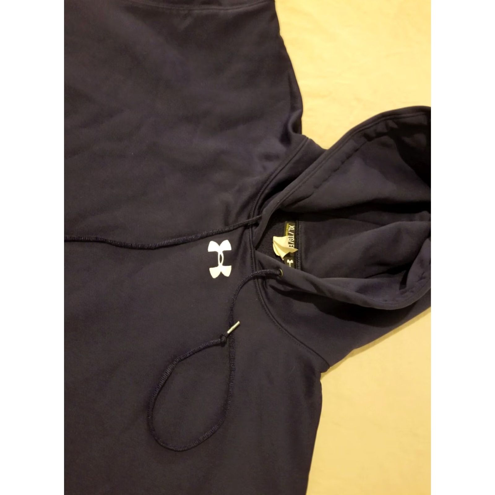 Under Armour Under Armour Hoodie Sweater XL Navy Blue Athletic Mens Size US XL / EU 56 / 4 - 2 Thumbnail