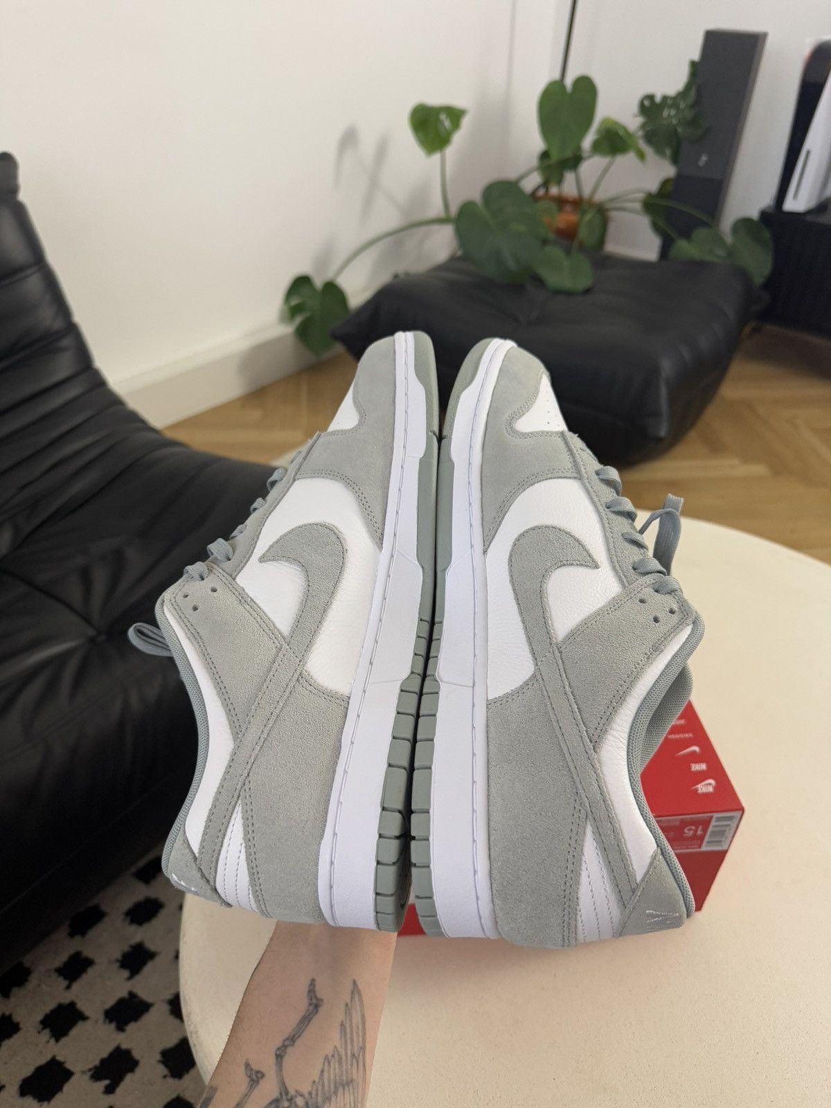 Nike RARE BIG SIZE 15US Nike Dunk Low Retro SE Sneakers Hype Grey Size US 15 / EU 48 - 6 Thumbnail