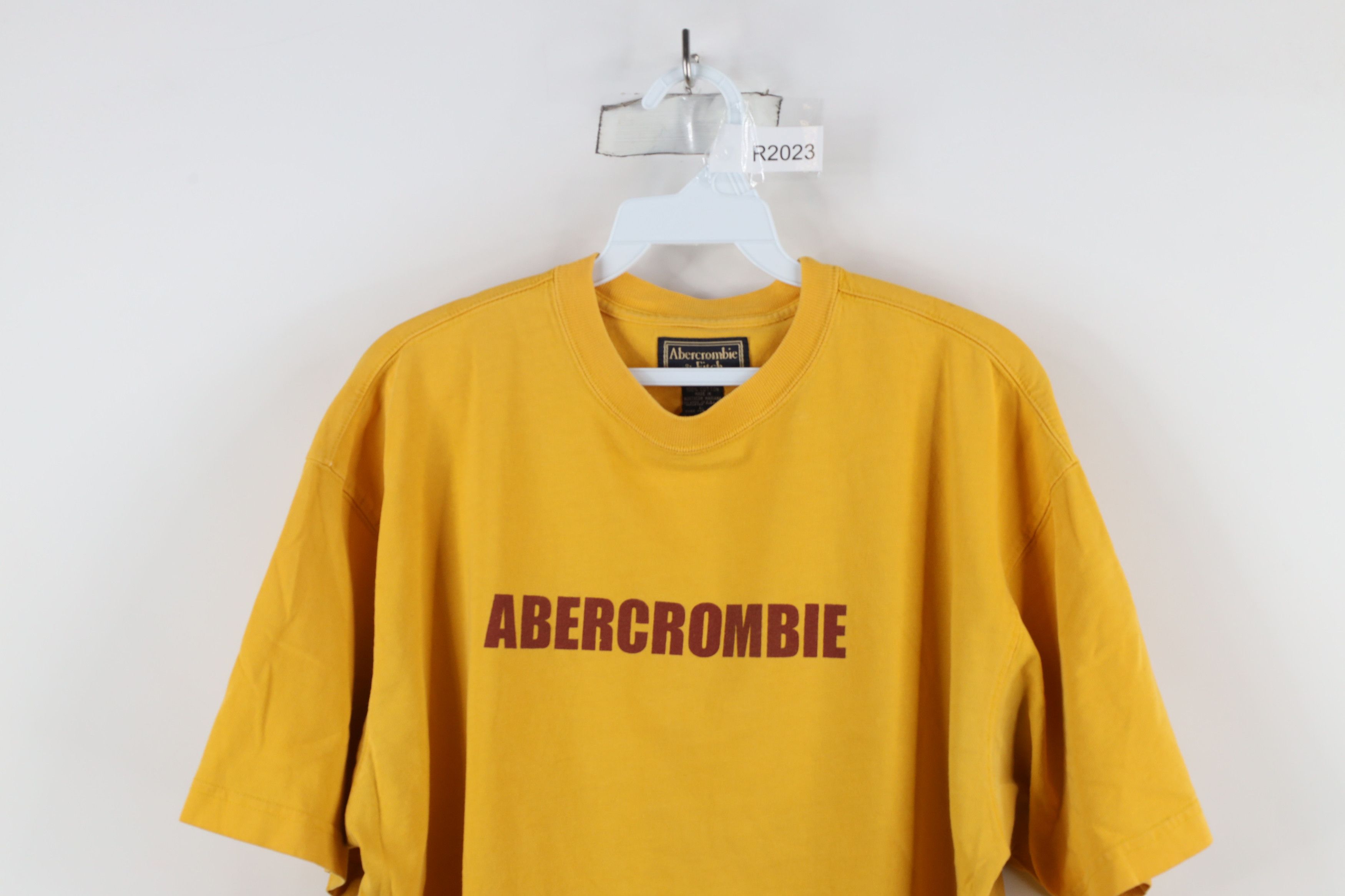 Abercrombie & Fitch × Vintage Vintage 90s Abercrombie & Fitch Out Block Letter T-Shirt Size US L / EU 52-54 / 3 - 2 Thumbnail