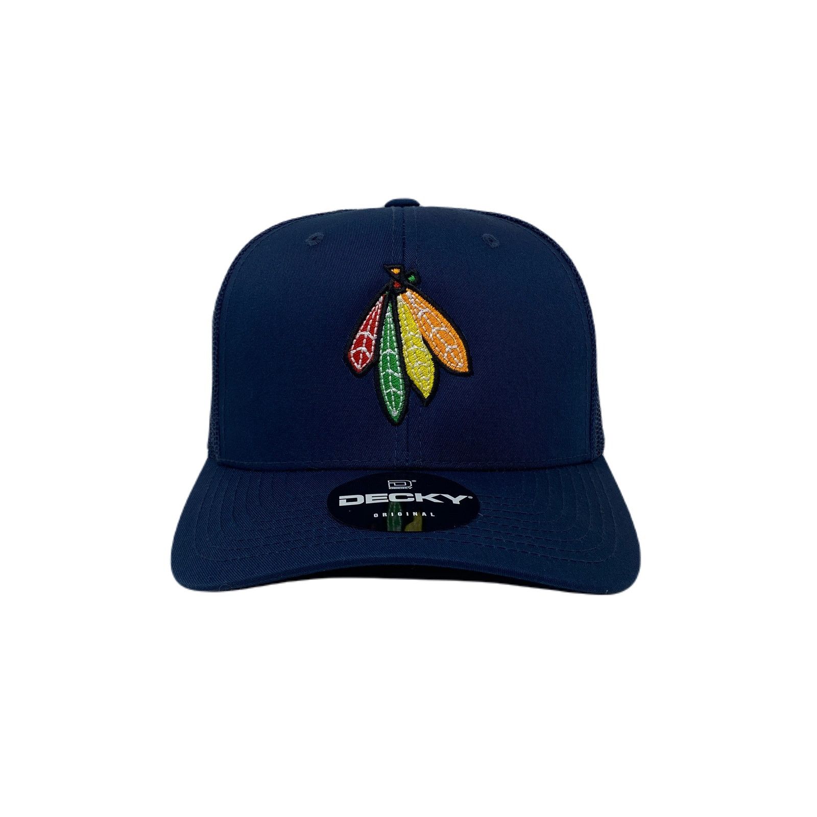 Other Indian Feather Bundle Trucker Hat in Navy Size ONE SIZE - 2 Thumbnail