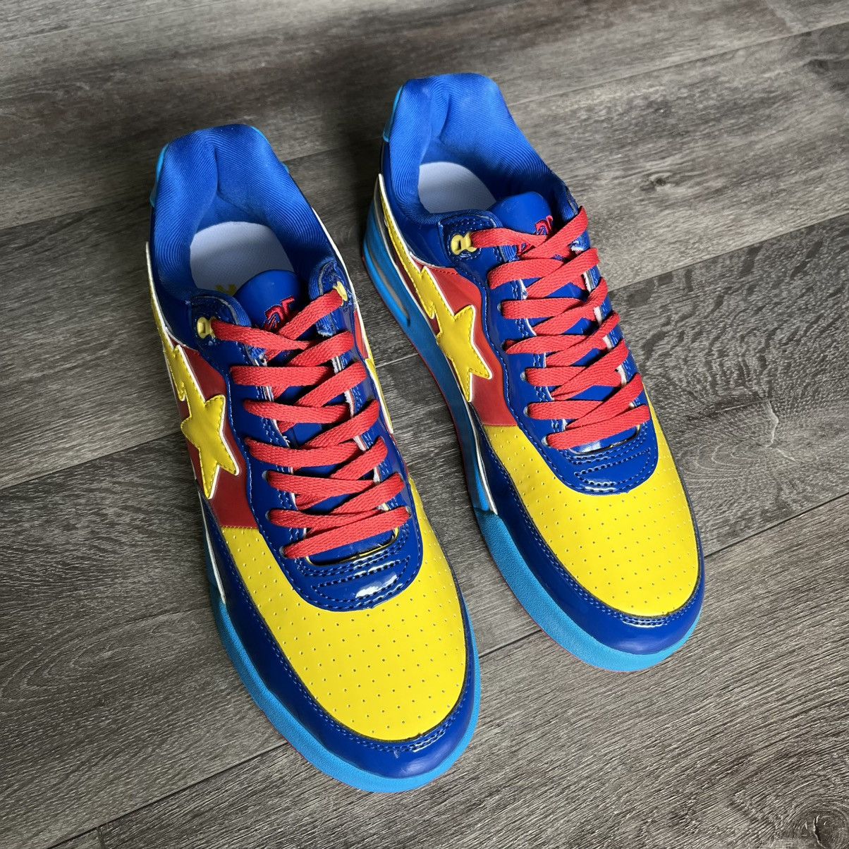 Bape × DC Comics RARE OG 2007 BAPE X DC COMICS WONDER WOMAN BAPESTA ROADSTAS Size US 10 / EU 43 - 2 Thumbnail