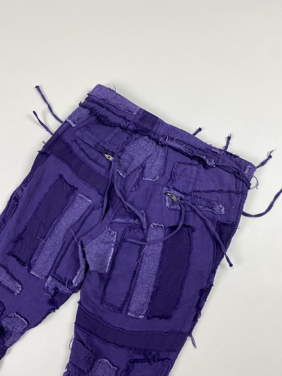 Haider Ackermann BNWT! Haider Ackermann ladies patchwork cropped pants Size 25" / US 0 / IT 36 - 23 Thumbnail