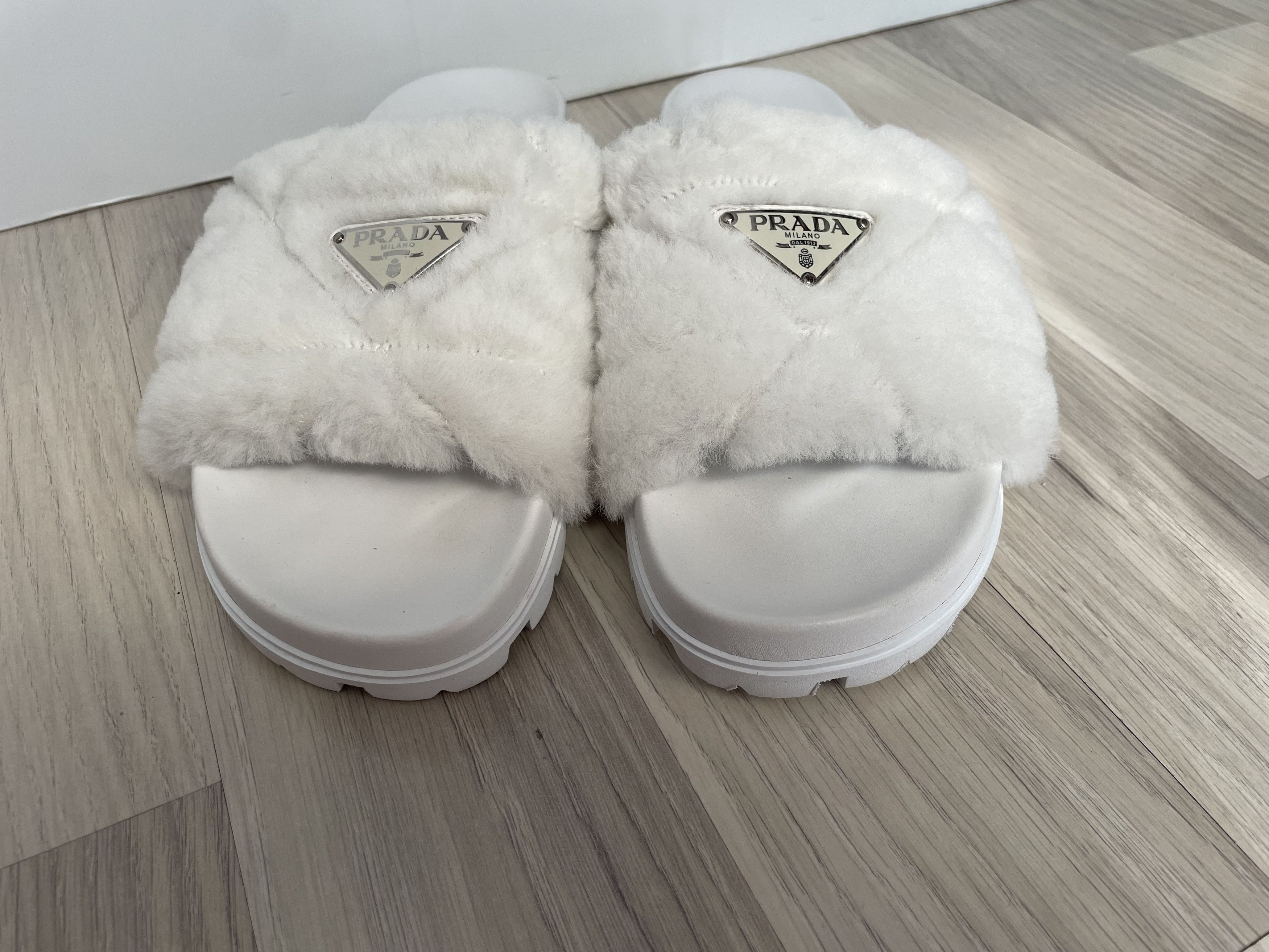 Prada Prada montone sandals new Size US 11 / IT 41 - 2 Thumbnail