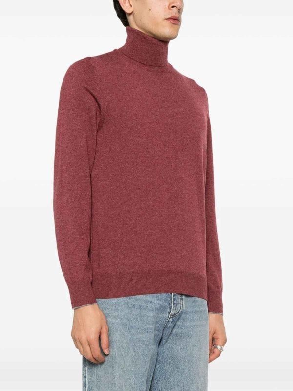 Brunello Cucinelli o1y0526 Turtleneck Sweater in Brick Size US L / EU 52-54 / 3 - 2 Thumbnail