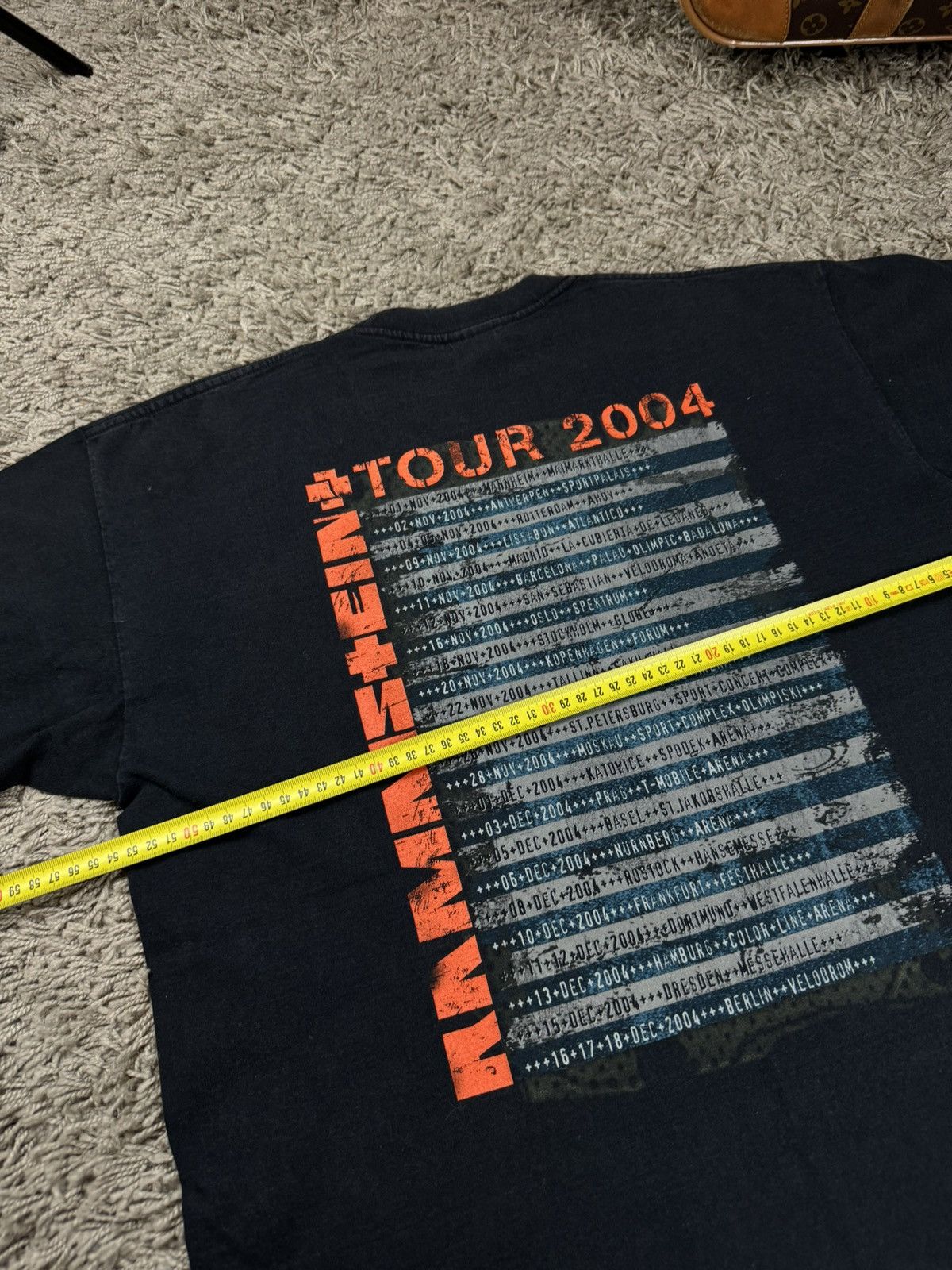 Band Tees Vintage rock t shirt Rammstein Tour 2004s original item Size US L / EU 52-54 / 3 - 5 Thumbnail