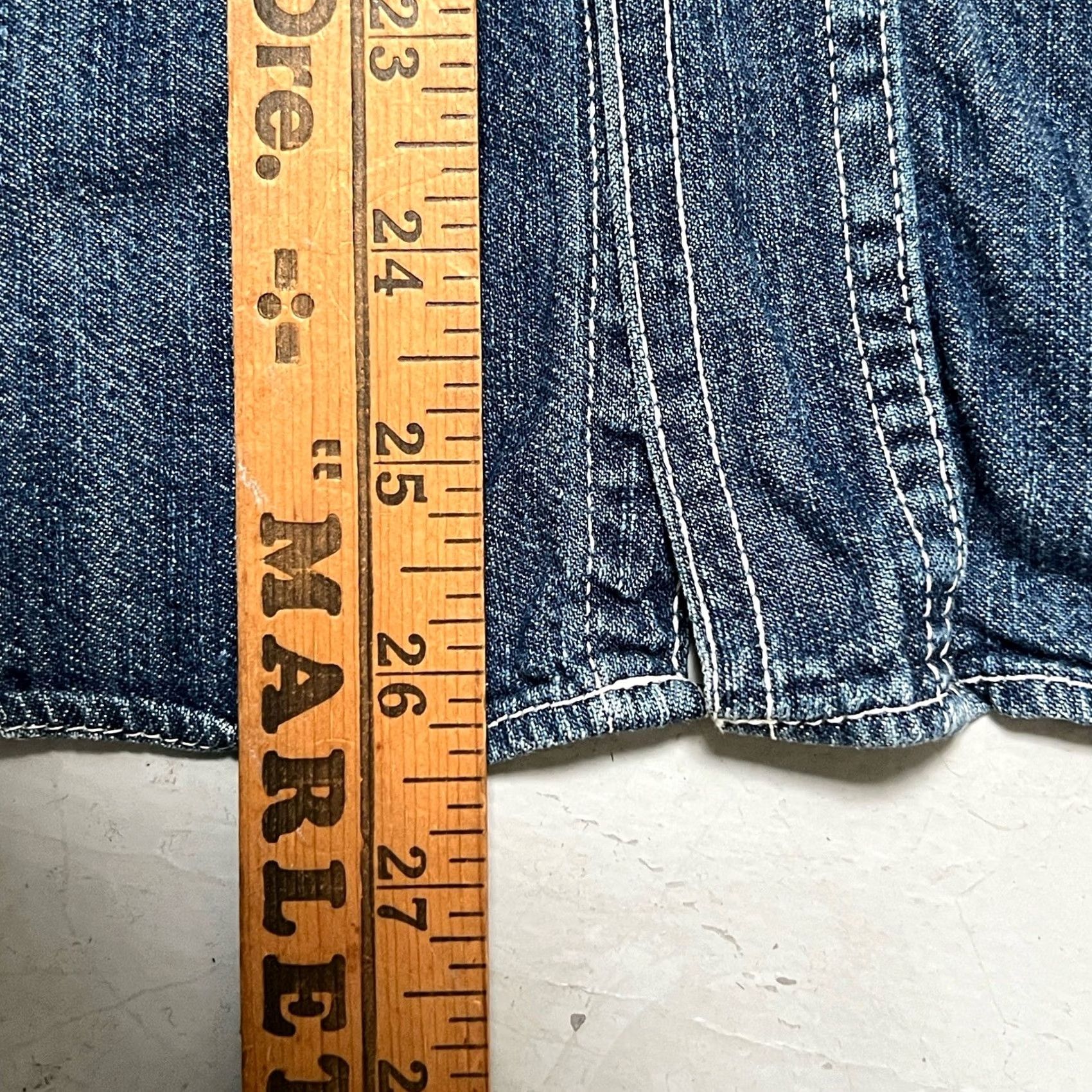 Vintage The Real McCoys Joe McCoy Denim Shirt Made Japan 14 XS-S Selvedge Work Engineer Size US S / EU 44-46 / 1 - 4 Thumbnail