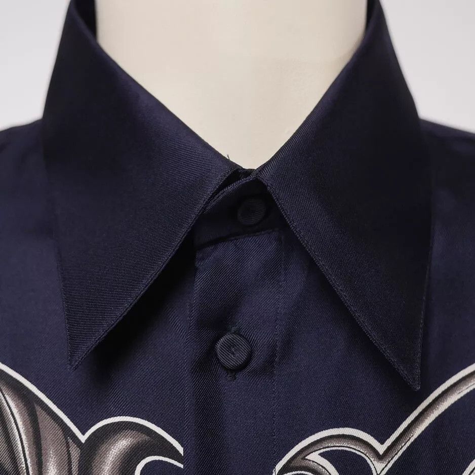 The Unbranded Brand × Vintage Yohji Yamamoto Blue Images Dress Shirt from Elton John coll Size US L / EU 52-54 / 3 - 2 Thumbnail