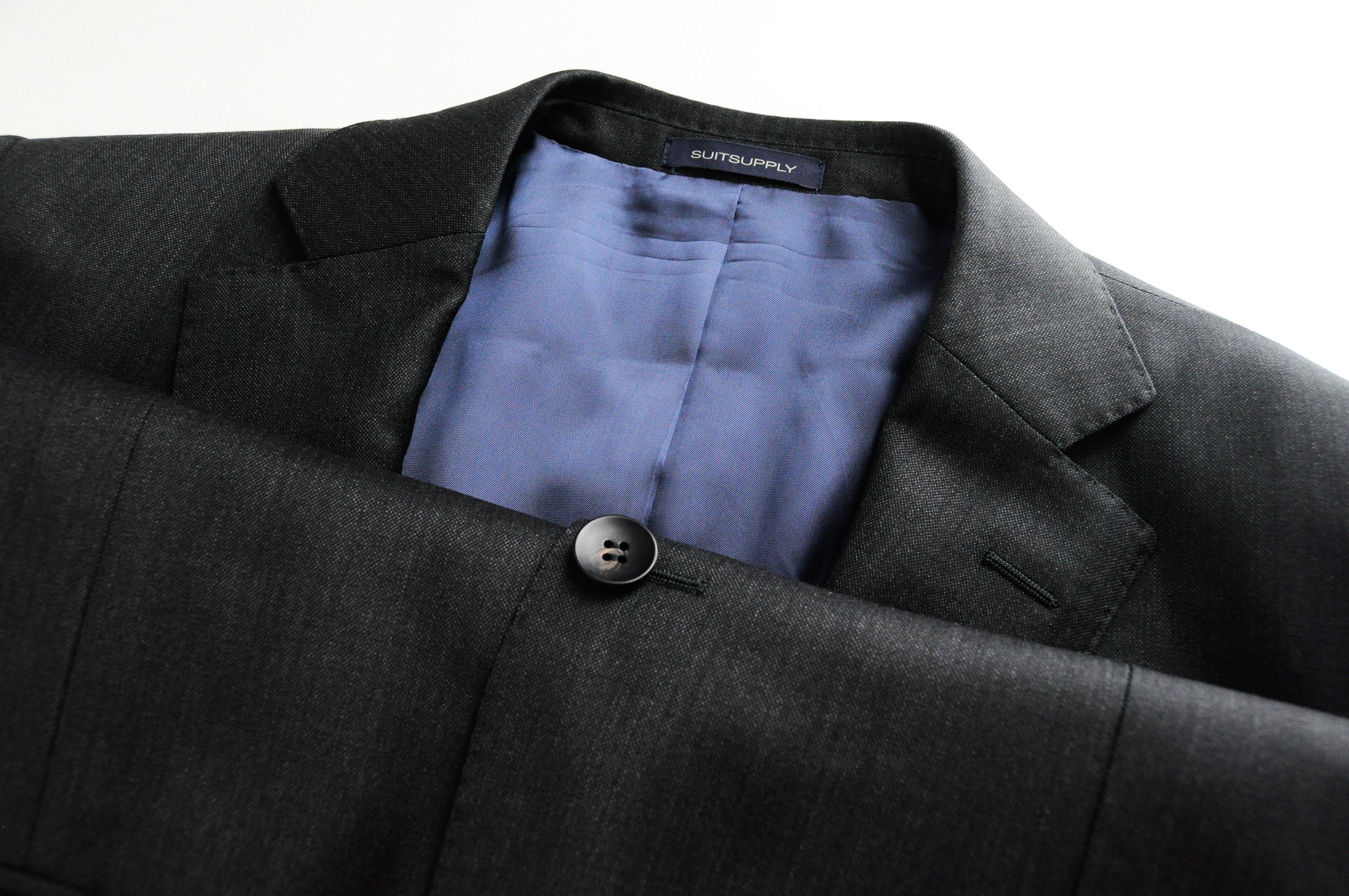 Suitsupply NAPOLI UK38R Wool Super110 Grey Blazer 54496 Size 38R - 3 Thumbnail