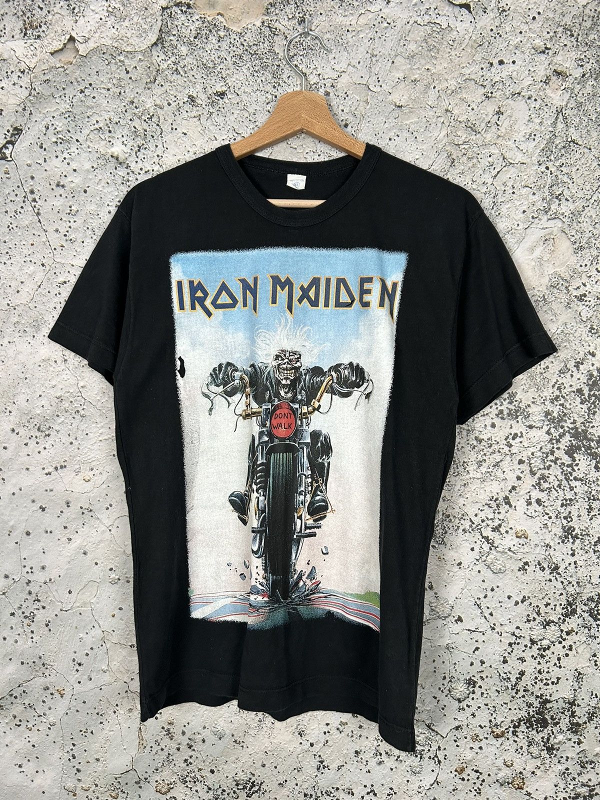 Band Tees Iron Maiden Rock Band Tee Metal Vintage Motorcycles 90s Size US S / EU 44-46 / 1 - 1 Thumbnail