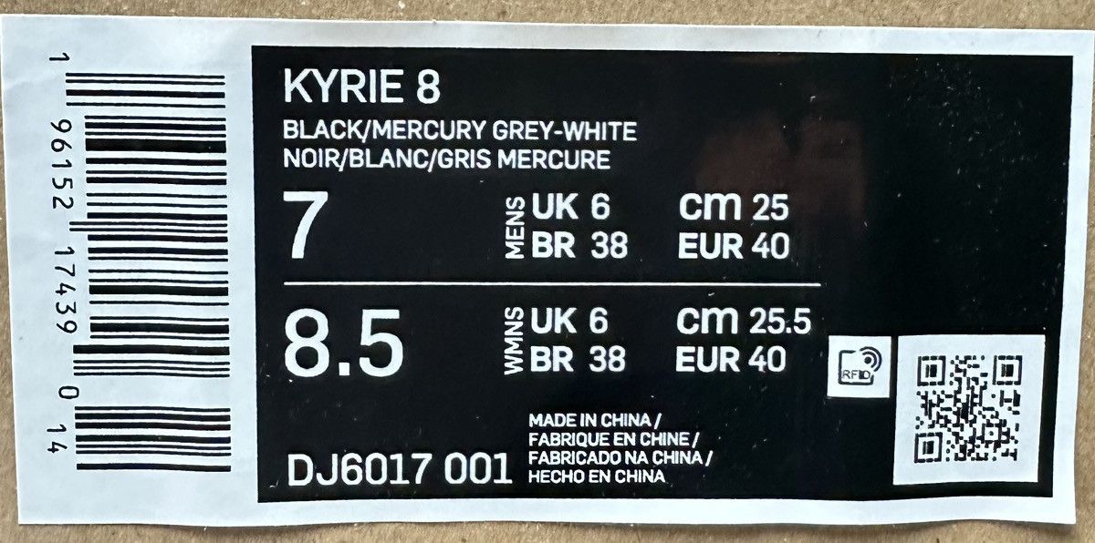 Nike Kyrie 8 Orca Size US 8.5 / IT 38.5 - 8 Thumbnail