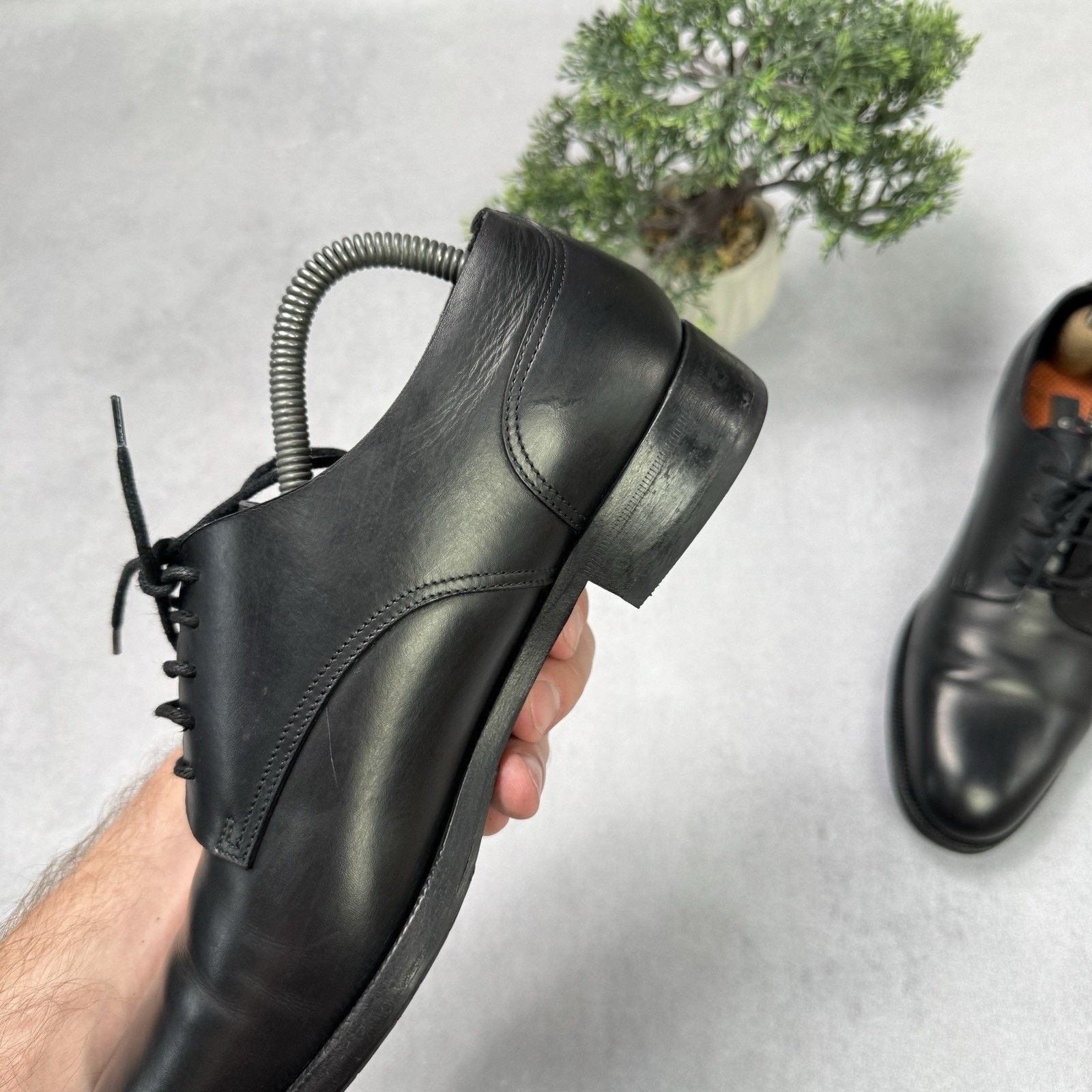 Dsquared2 Dsquared2 Men Derby Oxford Shoes Size EU 39 US 6 Black Size US 6 / EU 39 - 9 Thumbnail