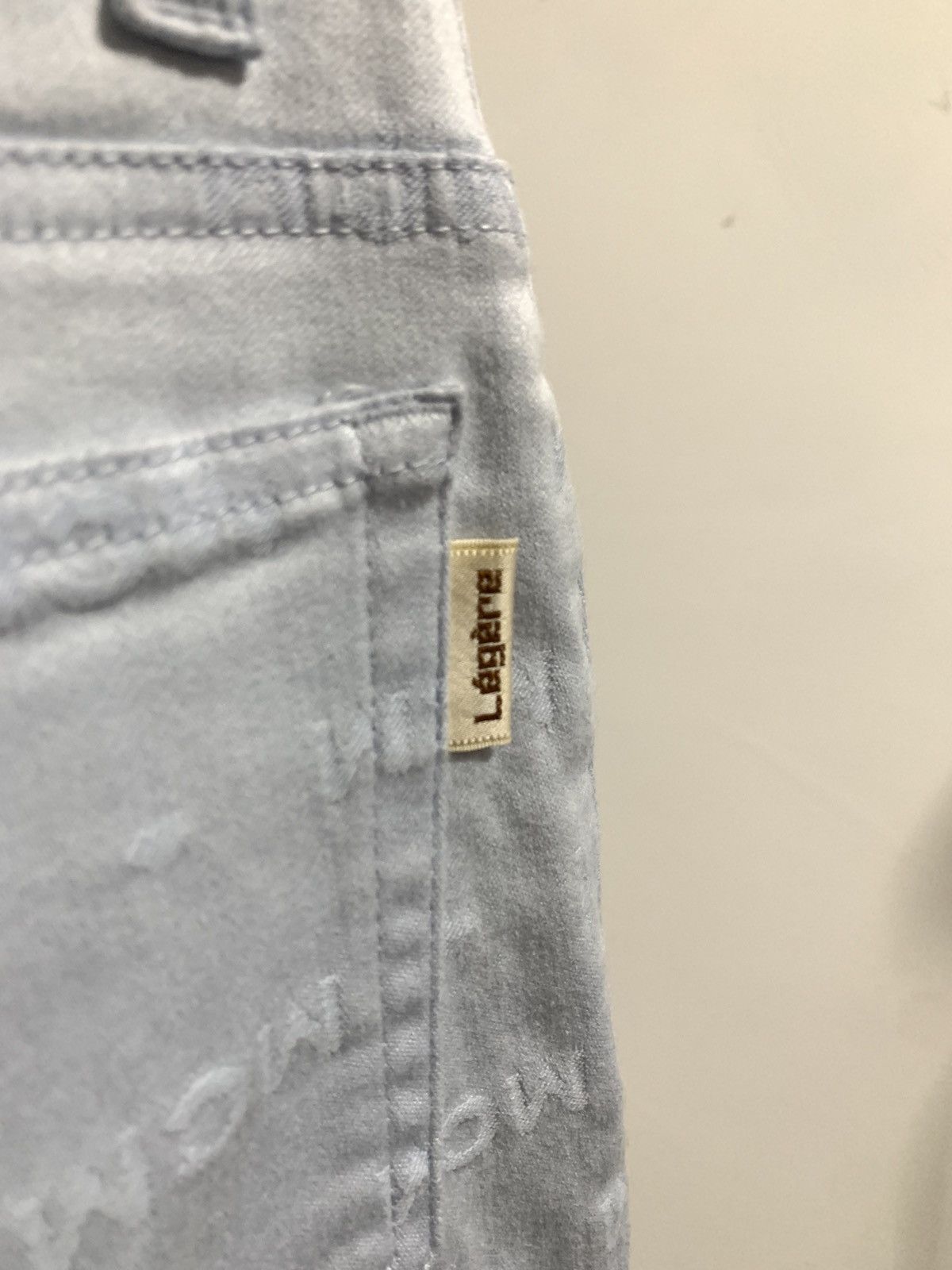 MCM Vintage MCM Legere Monogram Baby Blue Pants Size 24" / US 00 / IT 34 - 6 Thumbnail