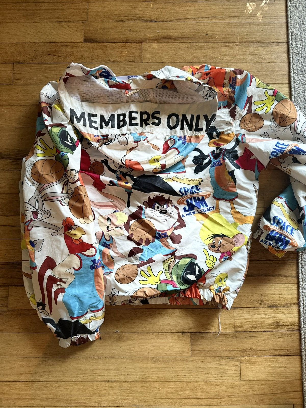 Members Only Members Only Space Jam Looney Tunes Hooded Jacket Unisex L Size US L / EU 52-54 / 3 - 4 Thumbnail