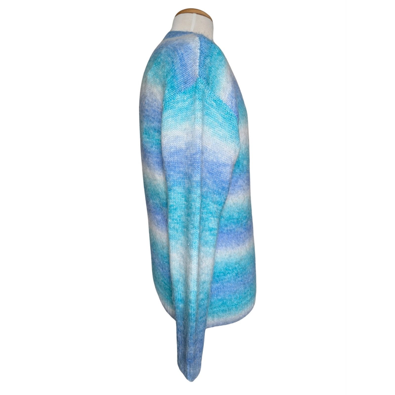 Other Frankies Bikinis Bennie Oversized Blue Horizon Knit Sweater Size L / US 10 / IT 46 - 4 Thumbnail