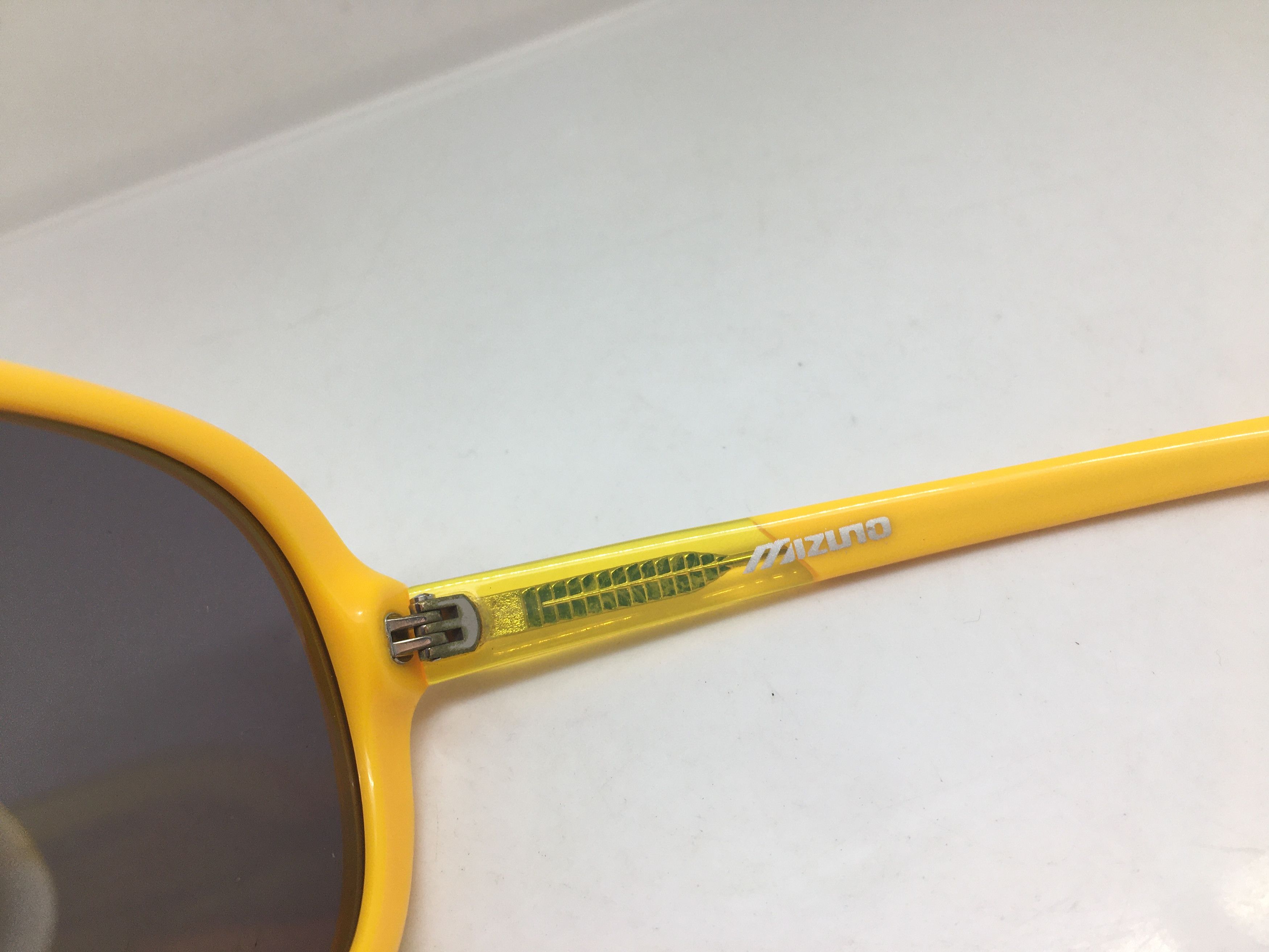 Other MIZUNO Yellow Aviator Sunglasses Frame Pilot Size ONE SIZE - 5 Thumbnail