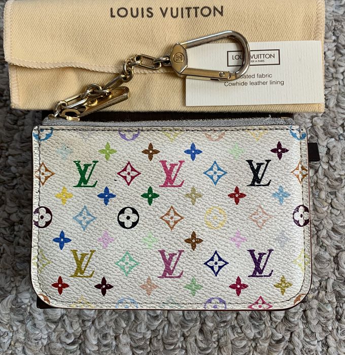 S/S 2003 Louis Vuitton x Murakami Monogram Zip Pouch Wallet