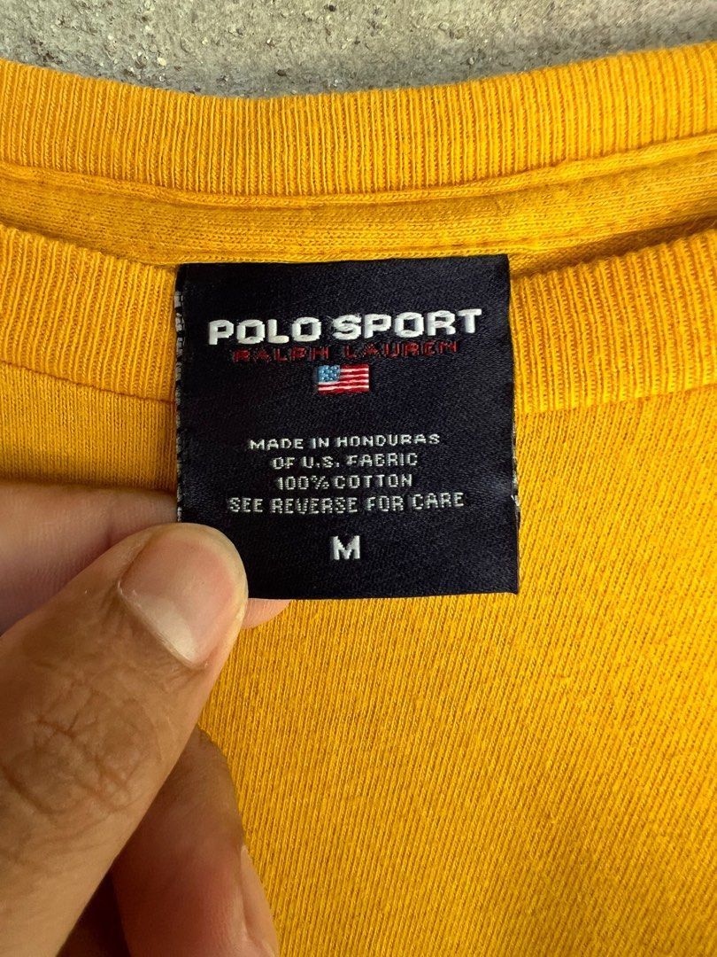 Polo Ralph Lauren Polo Sport Spell Out Long Sleeve Tshirt Size US M / EU 48-50 / 2 - 4 Thumbnail