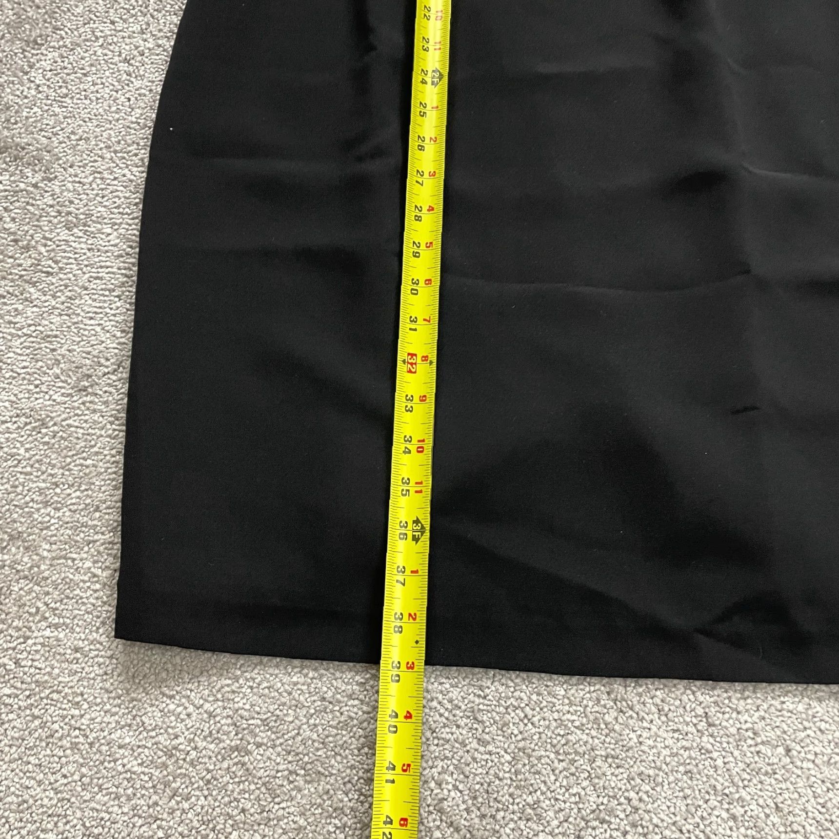 MAGGY LONDON Maggie London Dress Womens 14 Midi Cocktail Black Bow Sweetheart Spaghetti Party Size XL / US 12-14 / IT 48-50 - 7 Thumbnail