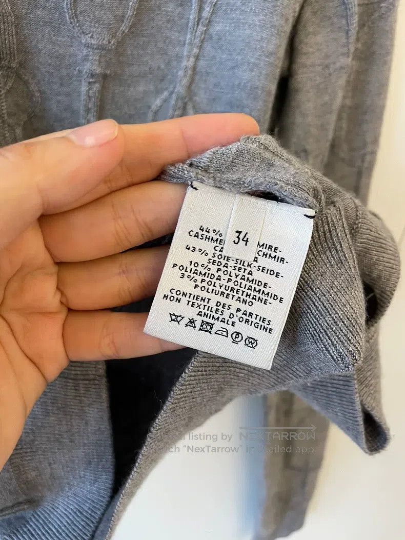 Hermes Hermes Jacquard Knit Gray Cardigan Size XS / US 0-2 / IT 36-38 - 6 Thumbnail