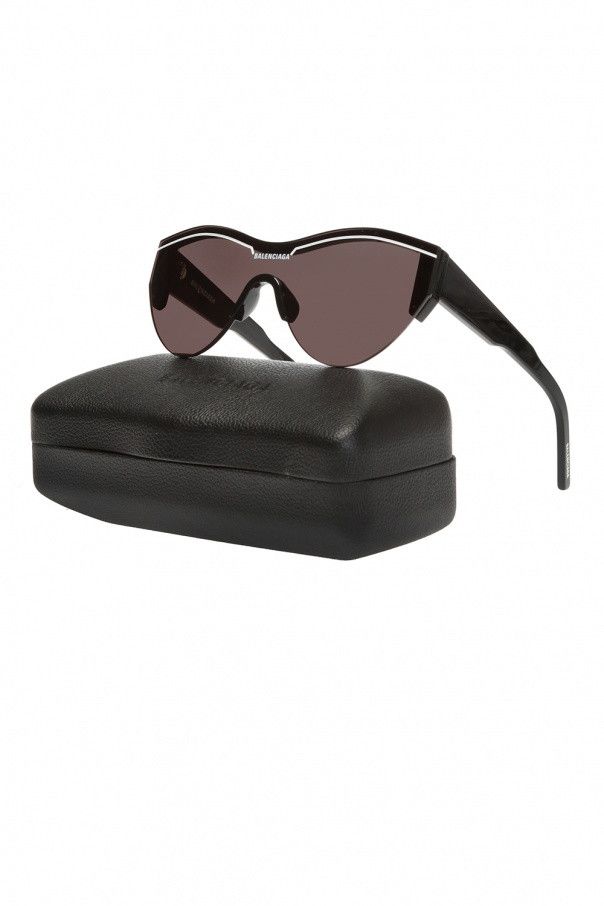 Balenciaga o1bcso1str1024 Size: OS / Ski Cat Sunglasses in Black Size ONE SIZE - 3 Thumbnail