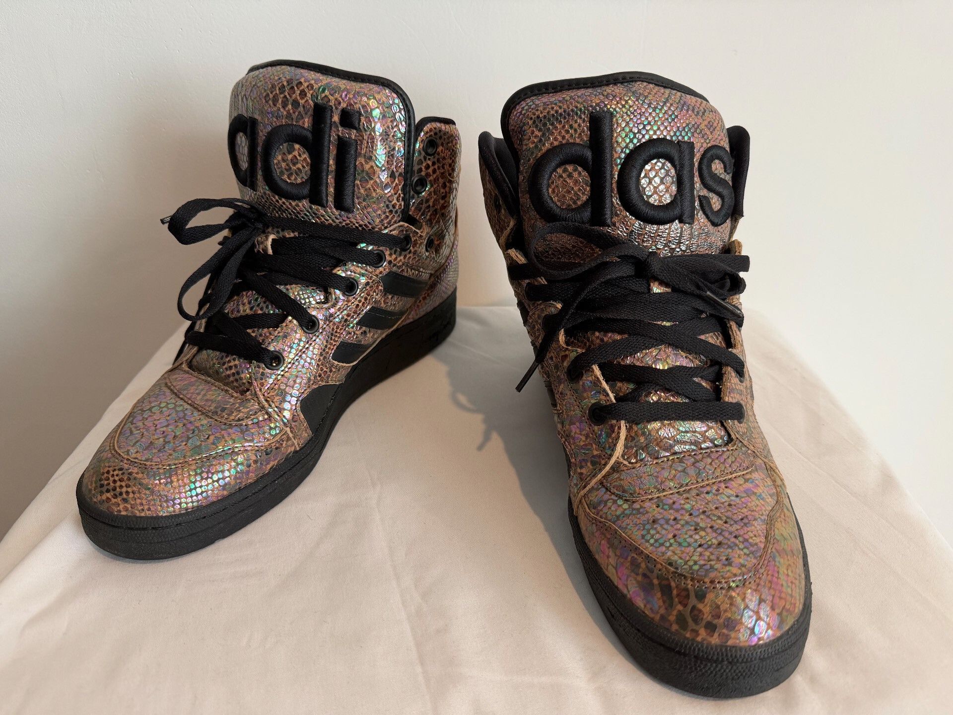 Jeremy Scott Adidas Jeremy Scott Instinct Hi Sneakers Size US 10 / EU 43 - 1 Thumbnail