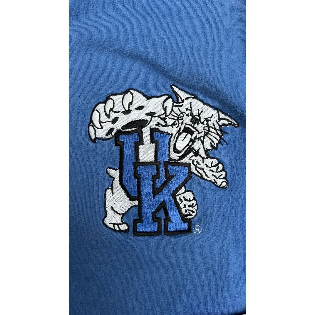 Vintage Vintage Kentucky Wildcats Full Zip Hoodie Blue Men's Size M Size M / US 6-8 / IT 42-44 - 3 Thumbnail
