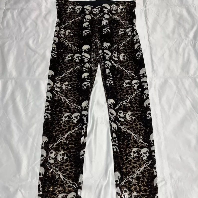 Number (N)ine Number (N)ine Size M06 show style leopard skull trousers 25 Size US 36 / EU 52 - 4 Thumbnail