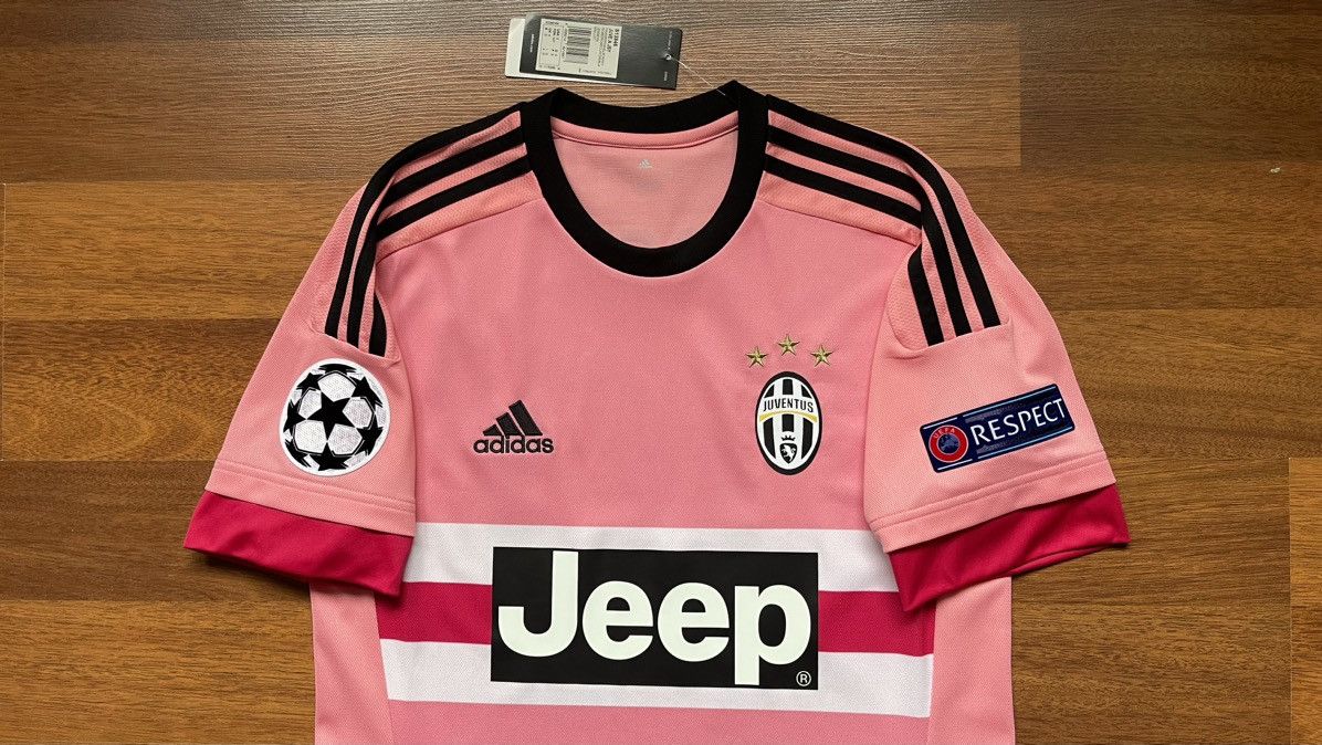 Adidas × Vintage JUVENTUS ADIDAS 2015/2016 SOCCER AWAY DRAKE JERSEY #10 POGBA Size US S / EU 44-46 / 1 - 8 Thumbnail