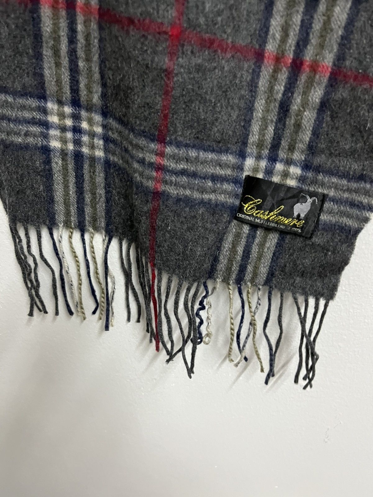Vintage 💥Vintage Mufflerblend 100% Cashmere Scarf Size ONE SIZE - 7 Thumbnail