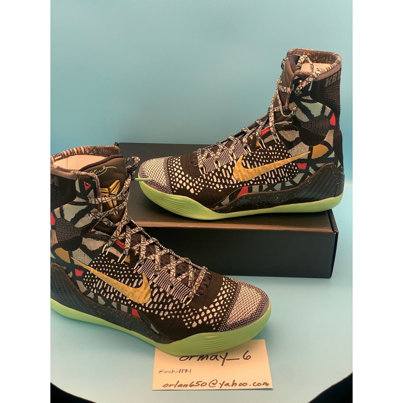 Nike Nike Kobe 9 Elite 2014 NOLA Gumbo League Maestro m8.5 w10 Size US 8.5 / EU 41-42 - 2 Thumbnail
