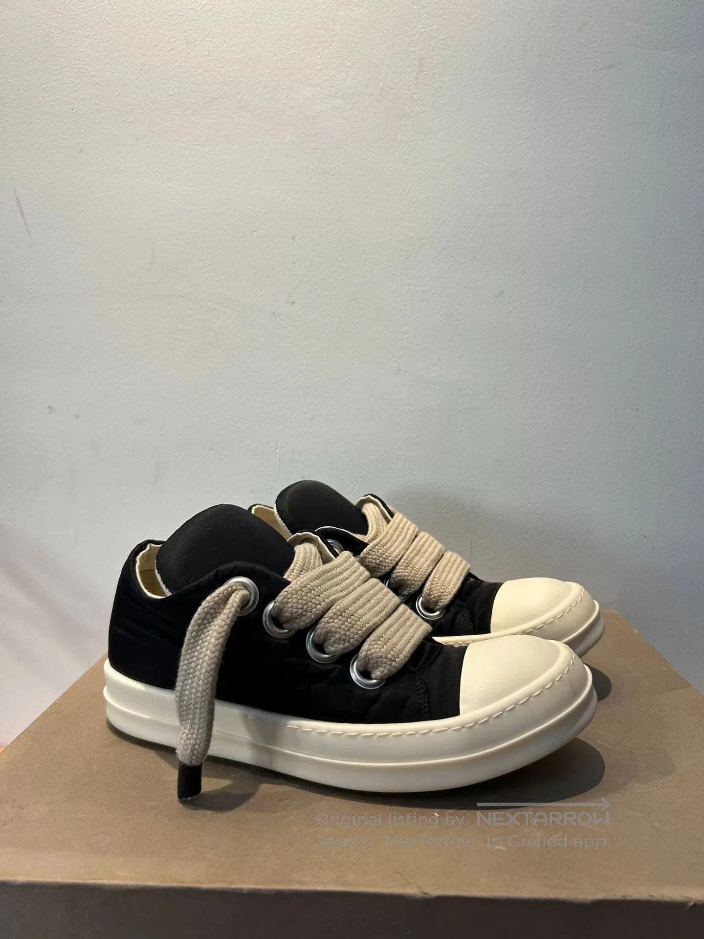 Rick Owens Drkshdw rick owens canvas low. Size US 7.5 / EU 40-41 - 3 Thumbnail