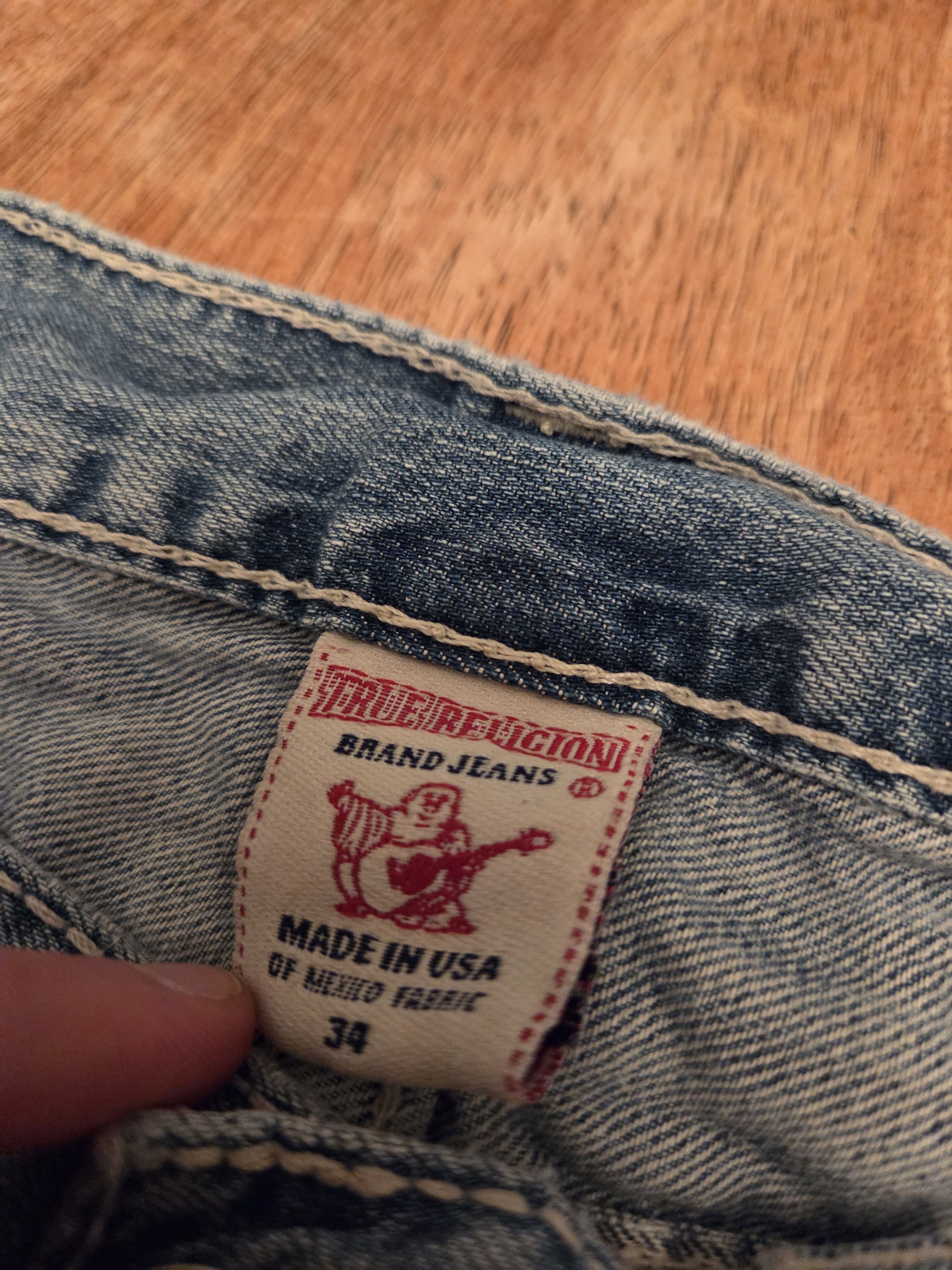 True Religion Straight Leg Jeans (FINAL DROP) Size US 34 / EU 50 - 3 Thumbnail