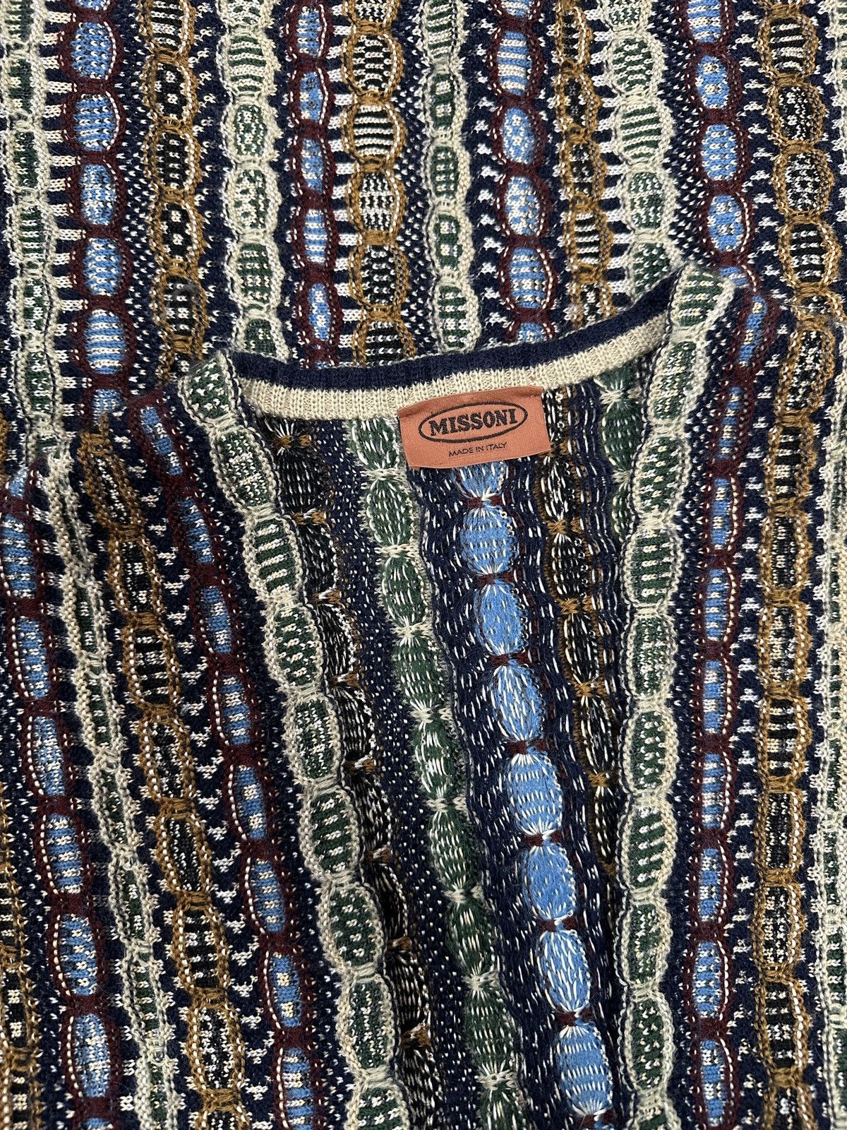 Missoni MISSONI Long Knit Vest Cardigan Sleeveless Wool Mohair Sz 42 Size M / US 6-8 / IT 42-44 - 4 Thumbnail