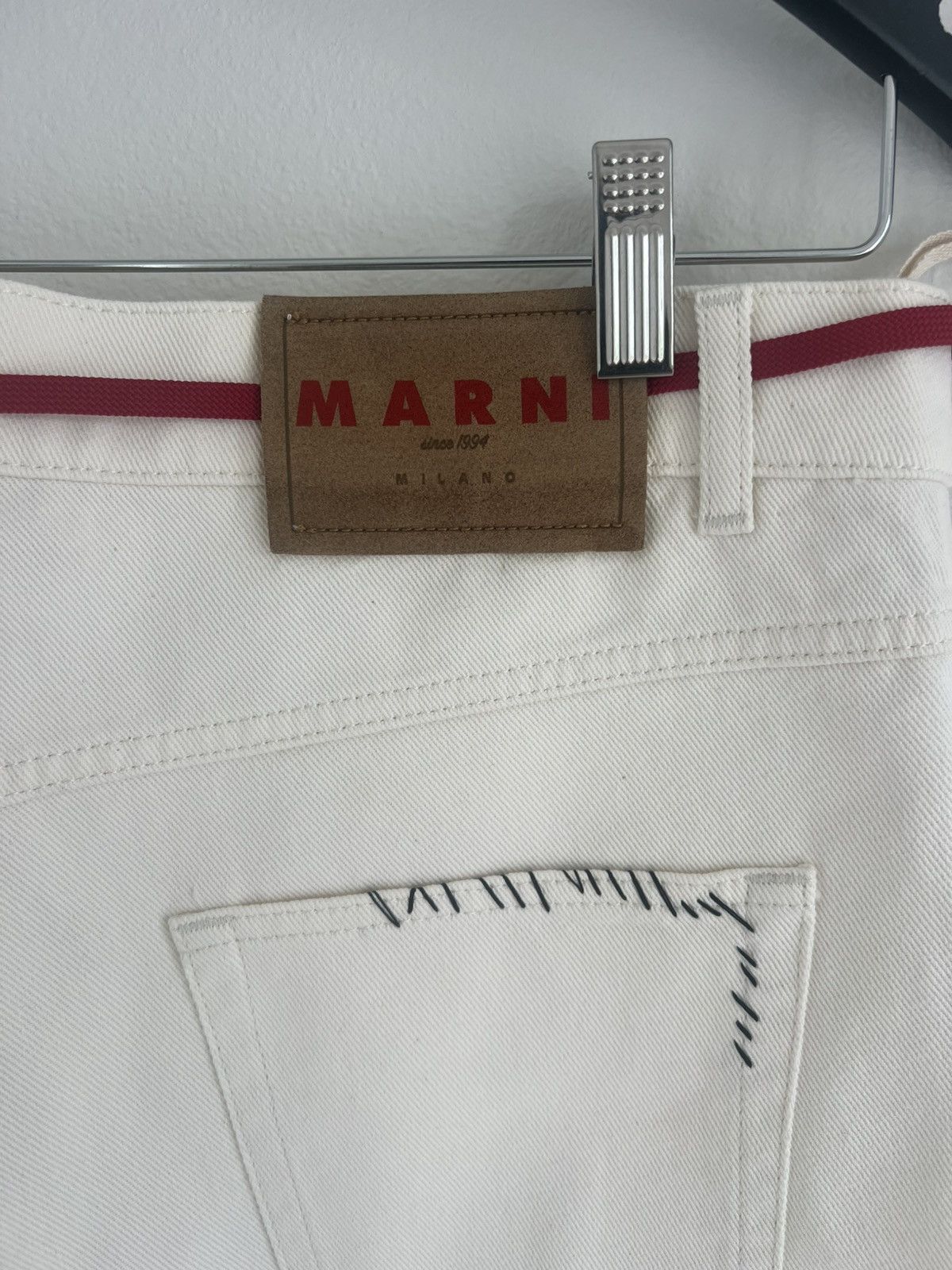 Marni Marni White Jeans Size US 32 / EU 48 - 6 Thumbnail