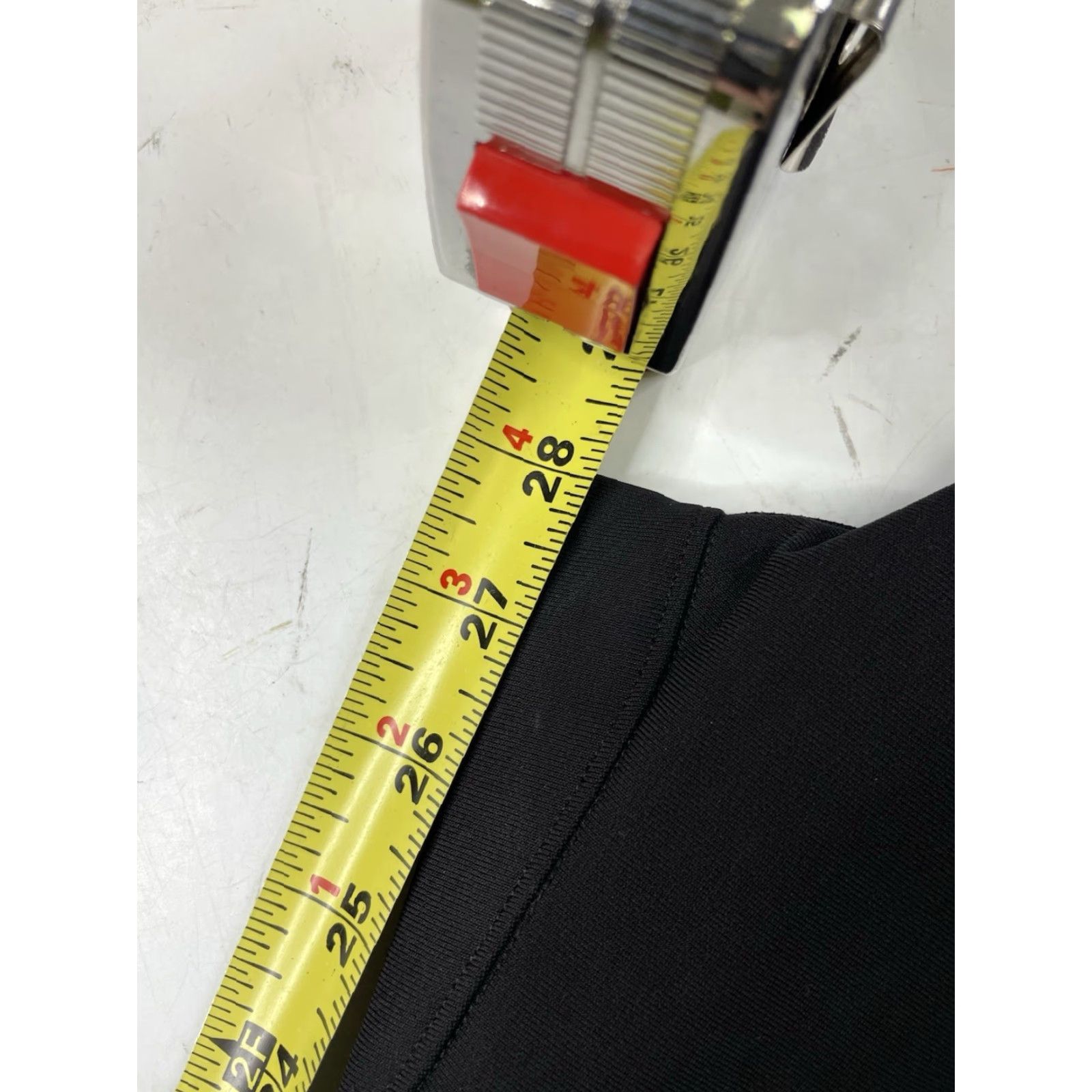 Lululemon ABC Classic Fit 5-Pocket Warpstreme Trouser Pants Mens 34 Black Chino Straight Front, Button Zip, Comfort Stretch, Flat Front, Vintage No