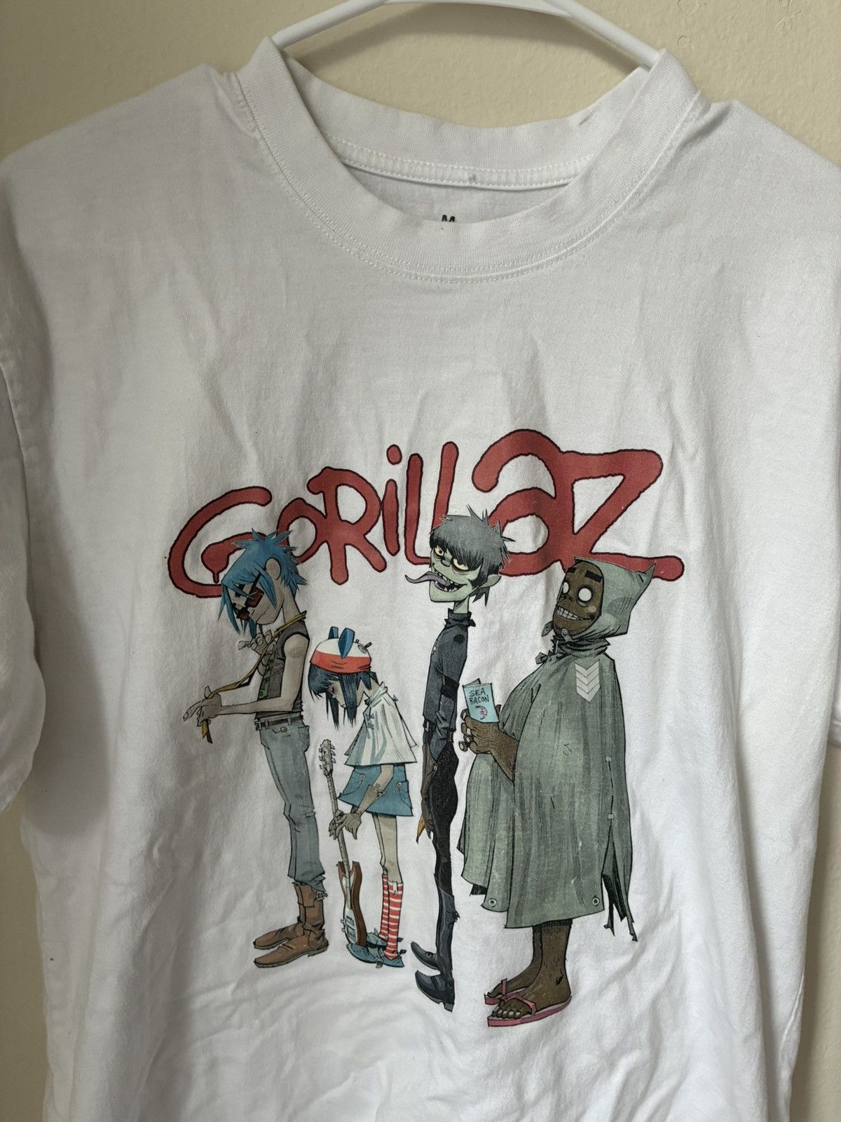 Vintage Rare Gorillaz band t shirt Size US M / EU 48-50 / 2 - 2 Thumbnail