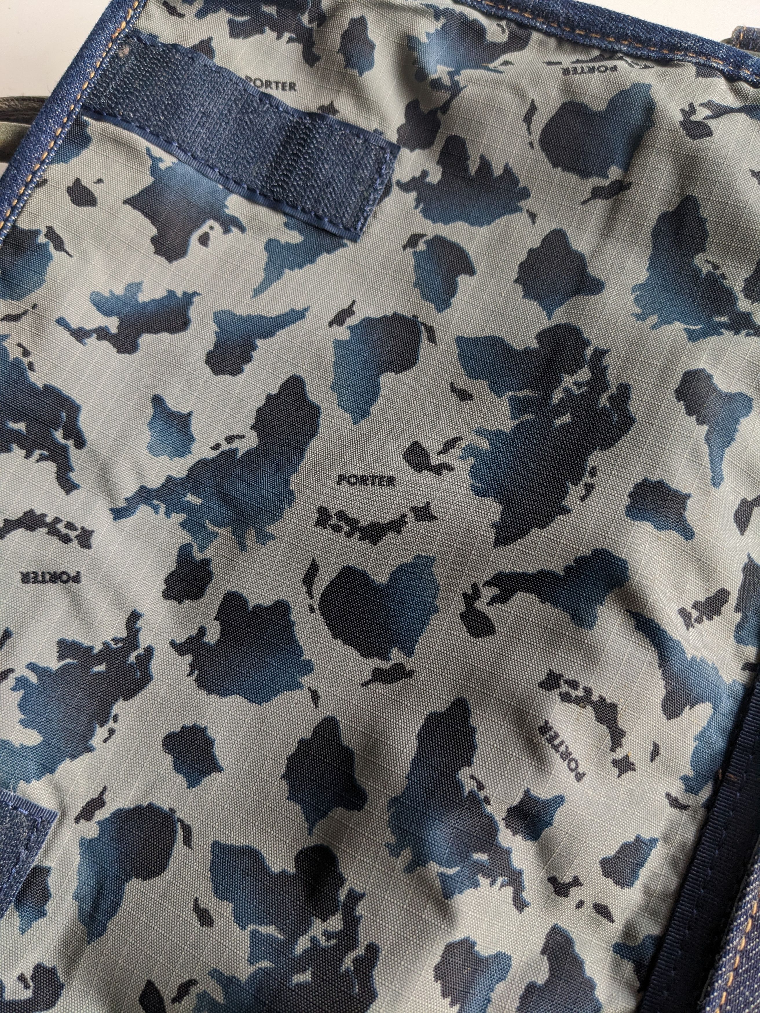 Porter Porter tote bag denim indigo jeans Size ONE SIZE - 7 Thumbnail